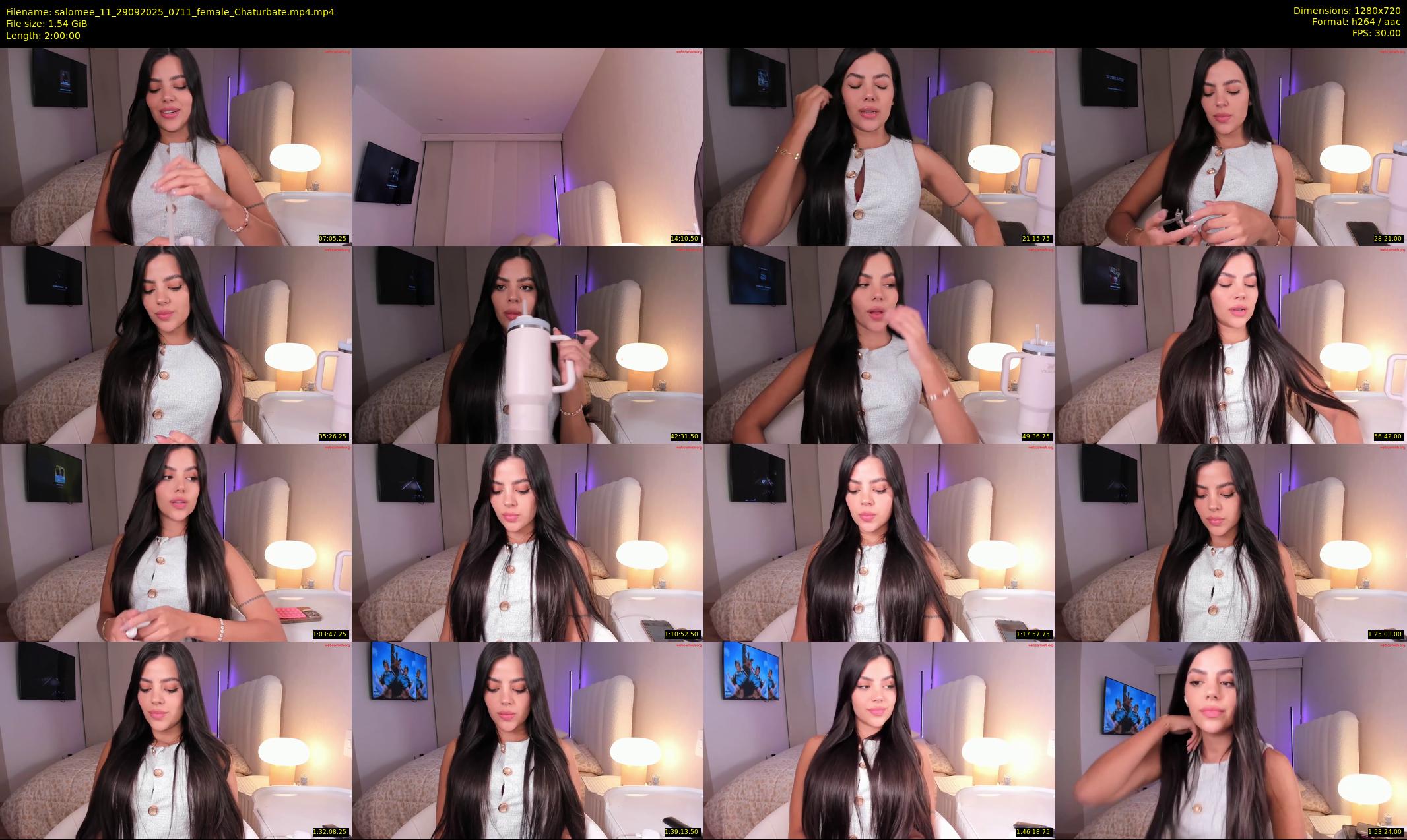 salomee_11 — 120 minute Chaturbate female cam show recording, 720p, Sep 29, 2025