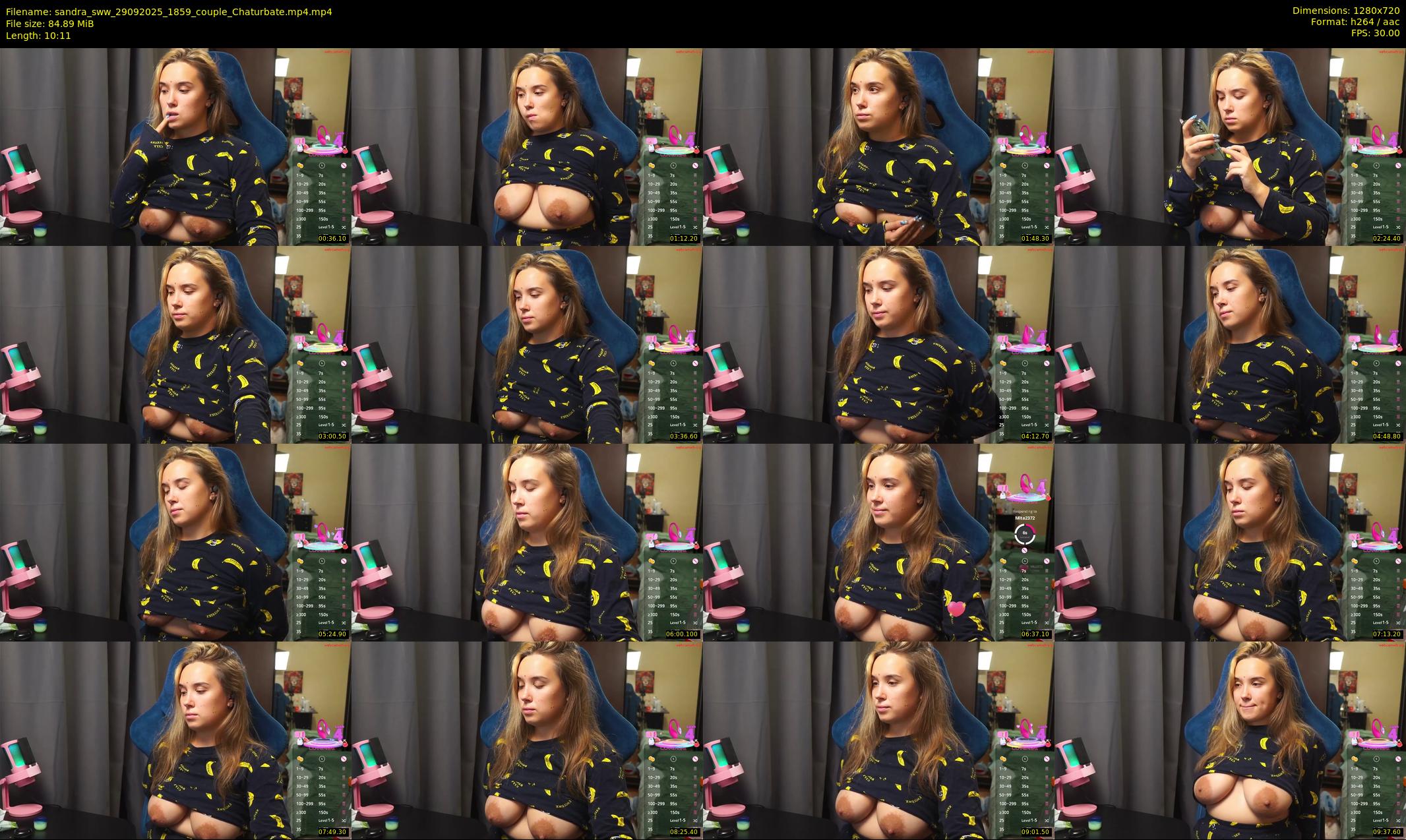 sandra_sww — 11 minute Chaturbate couple cam show recording, 720p, Sep 29, 2025