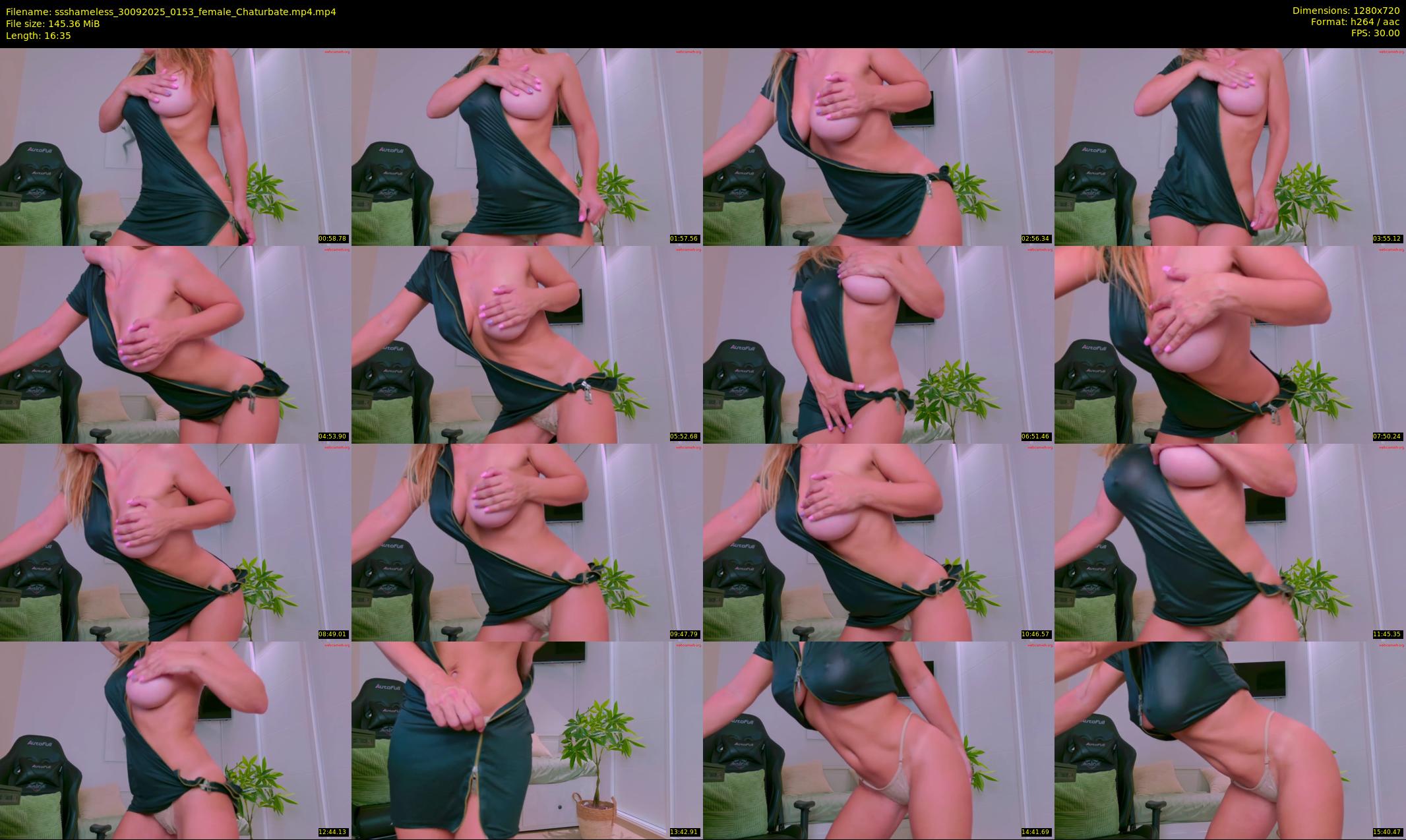 ssshameless — 17 minute Chaturbate female cam show recording, 720p, Sep 30, 2025