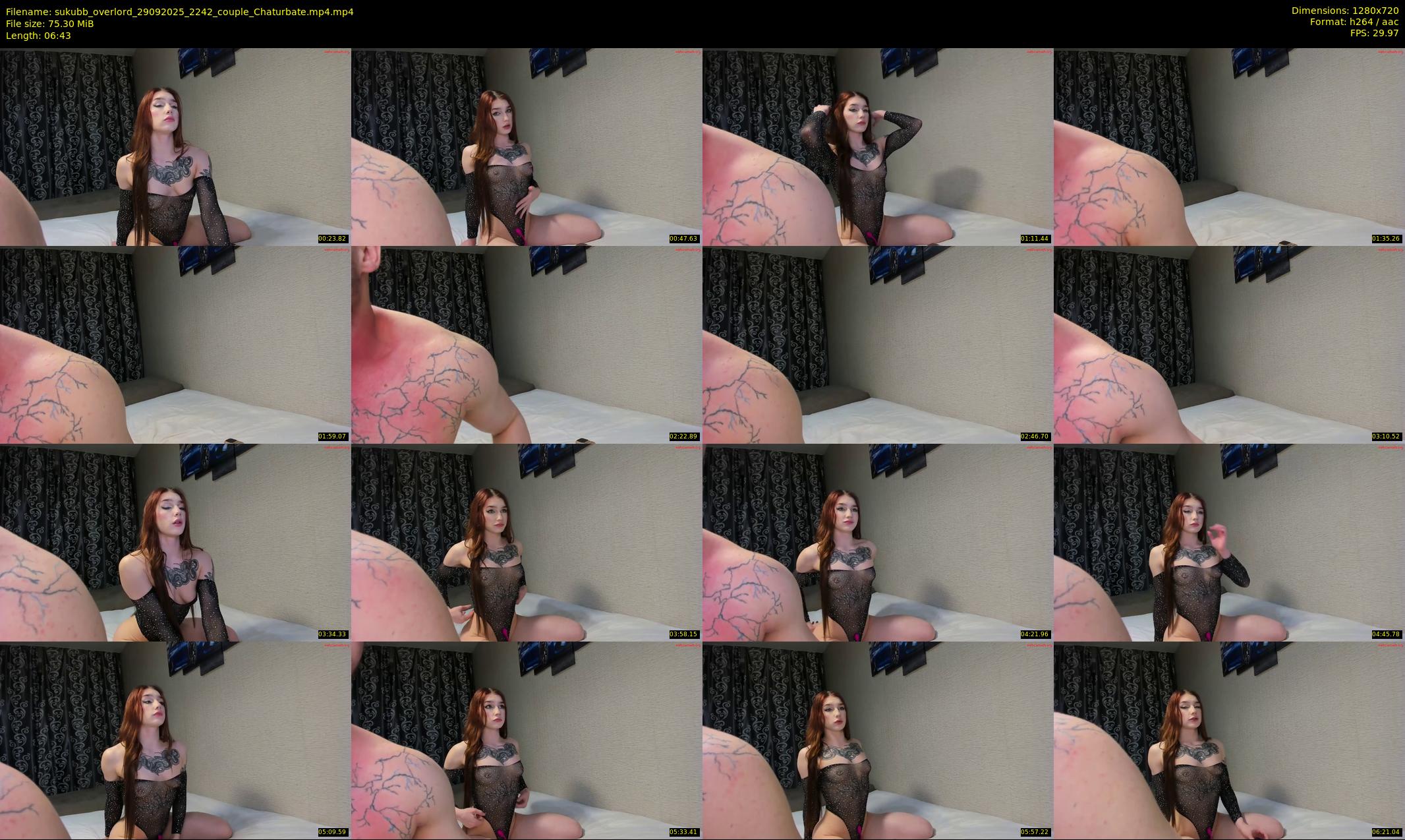 sukubb_overlord — 7 minute Chaturbate couple cam show recording, 720p, Sep 29, 2025