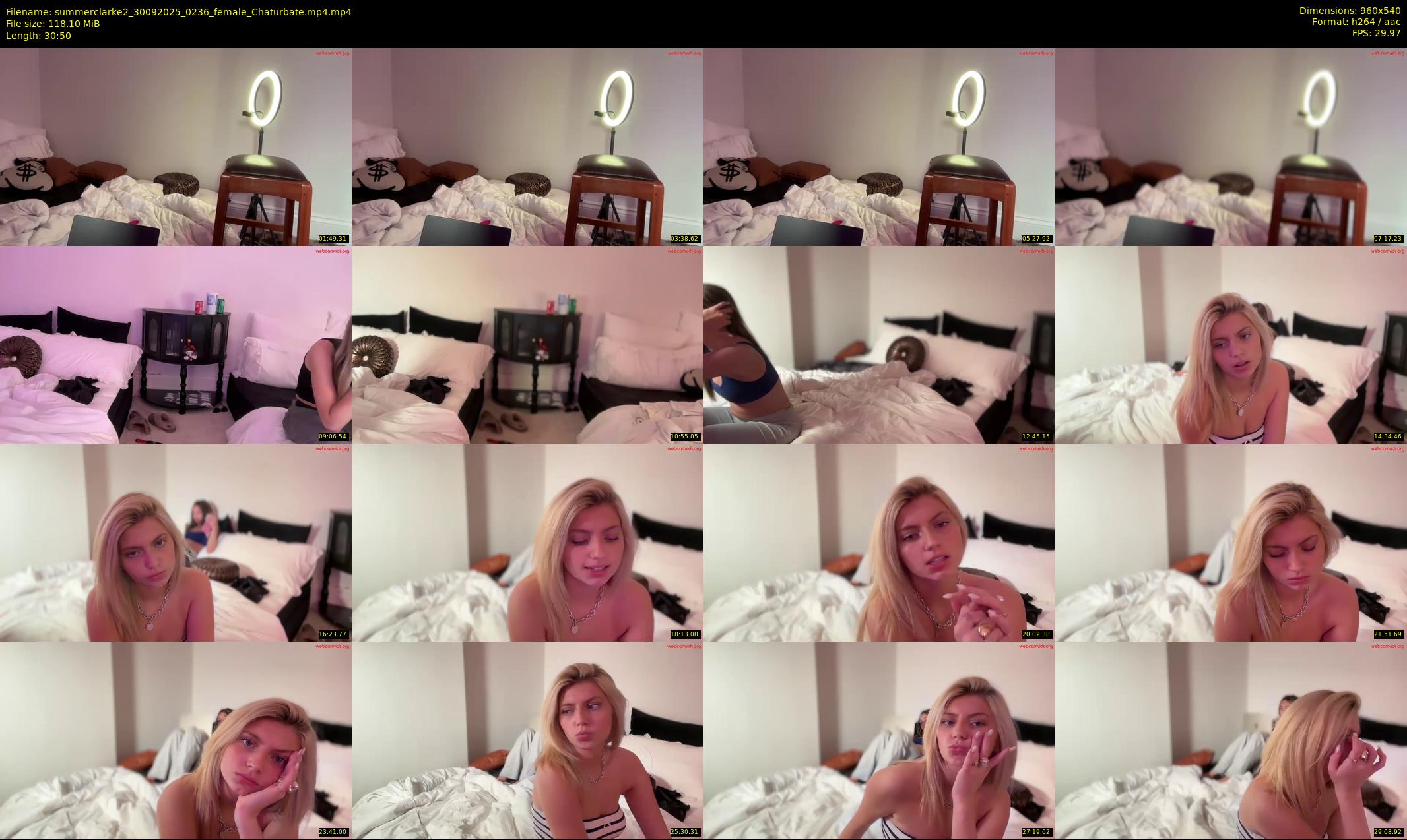 summerclarke2 — 31 minute Chaturbate female cam show recording, 480p, Sep 30, 2025