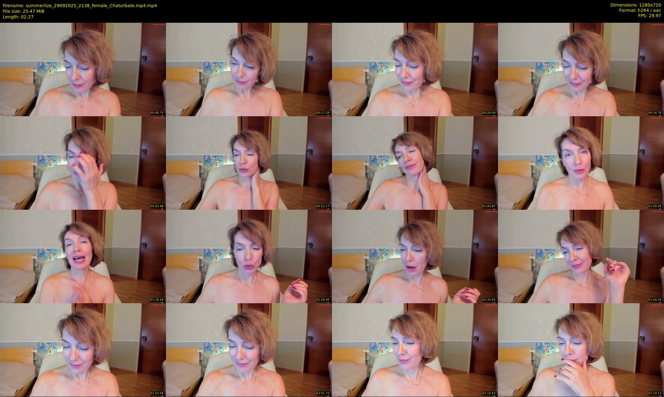 summerliza — 3 minute Chaturbate female cam show recording, 720p, Sep 29, 2025