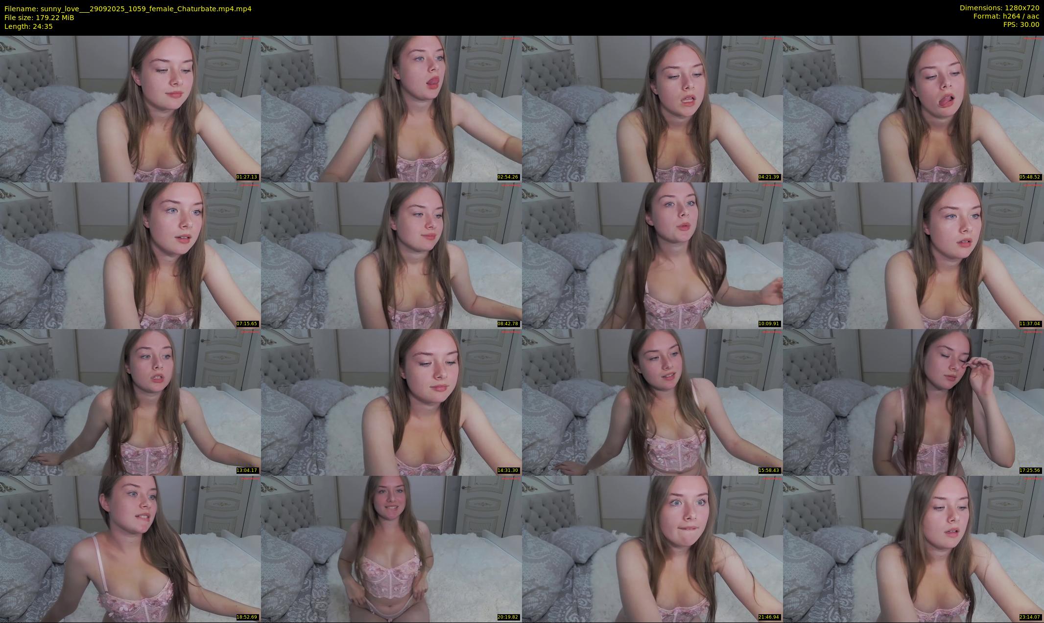 sunny_love__ — 25 minute Chaturbate female cam show recording, 720p, Sep 29, 2025