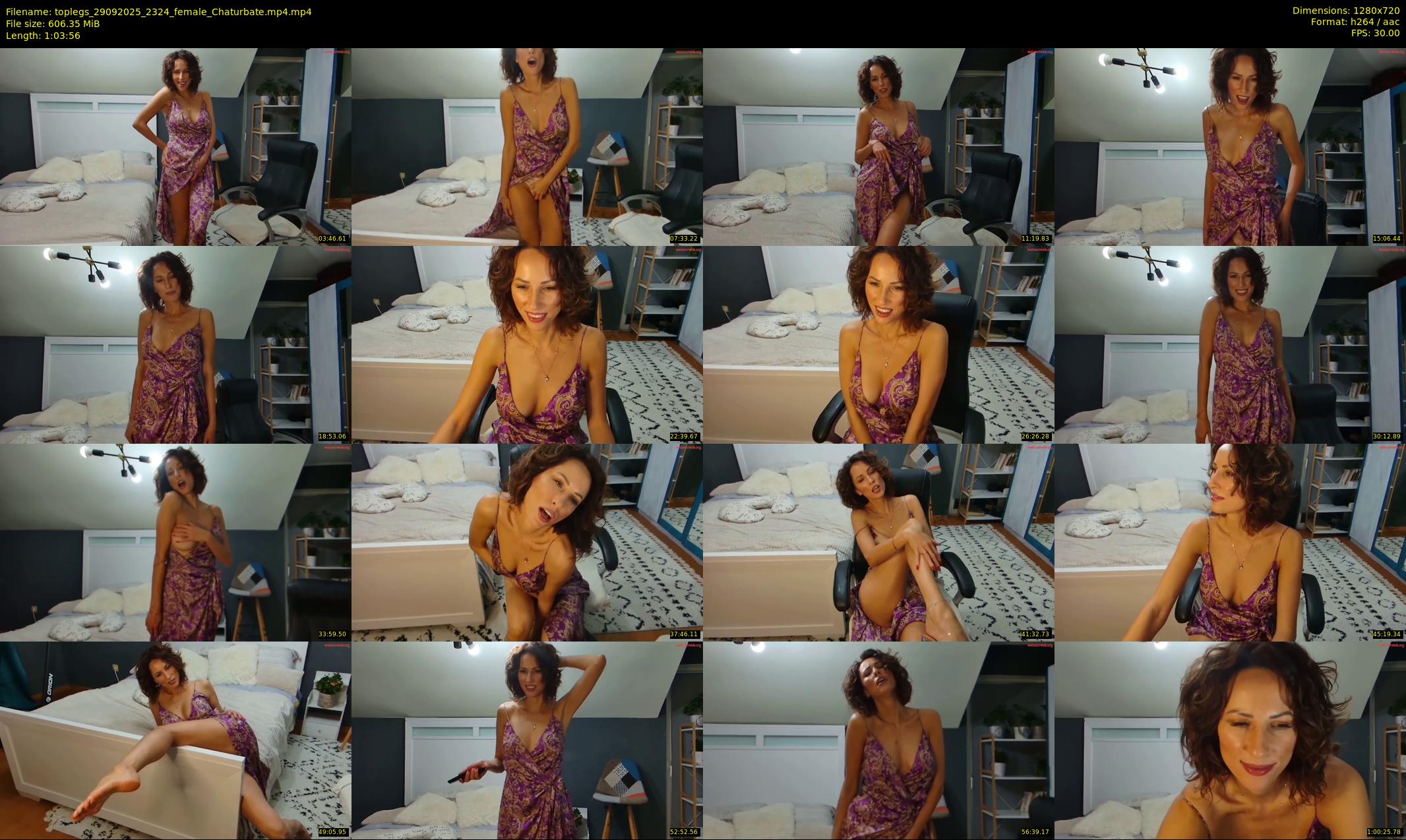 toplegs — 64 minute Chaturbate female cam show recording, 720p, Sep 29, 2025