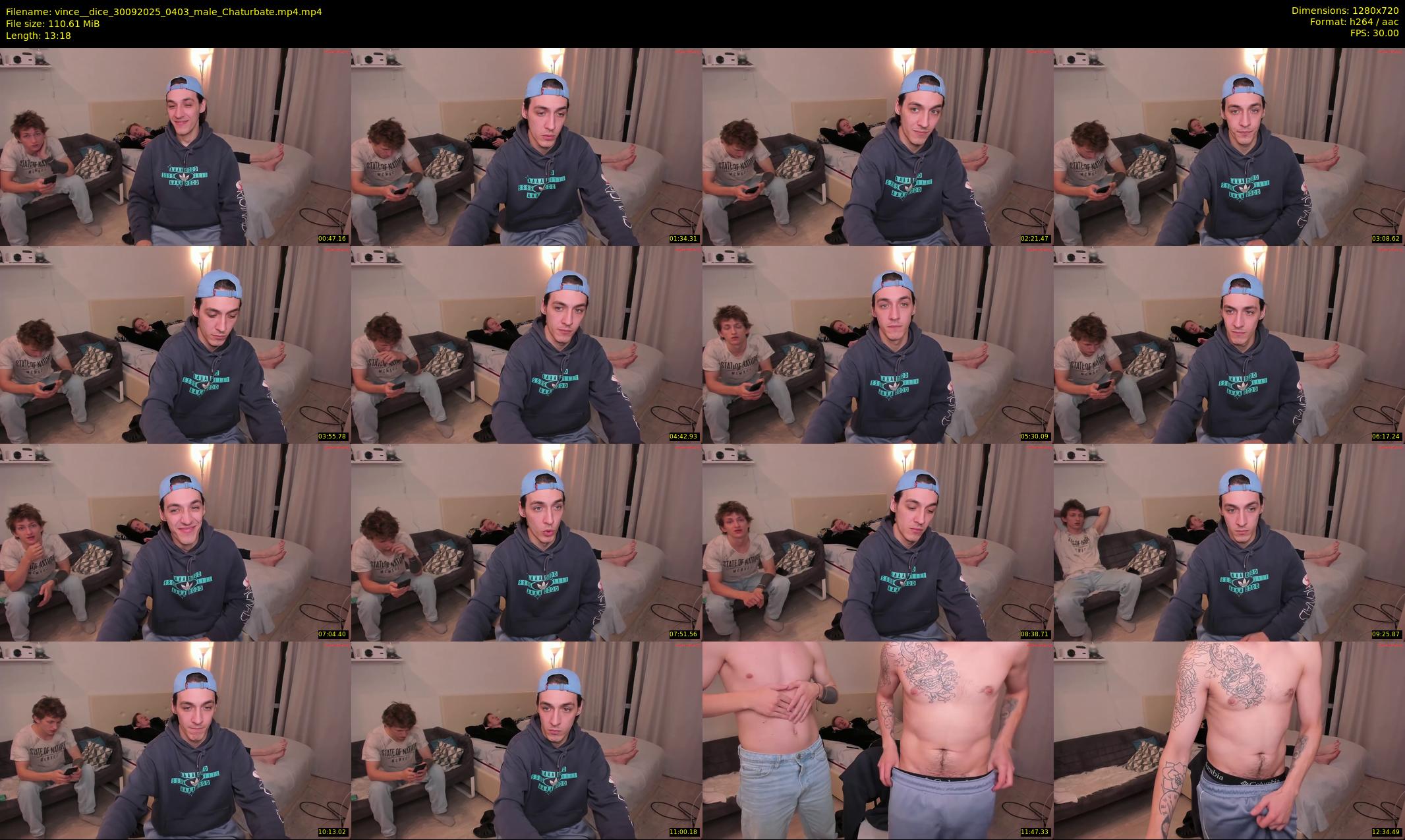 vince__dice — 14 minute Chaturbate male cam show recording, 720p, Sep 30, 2025