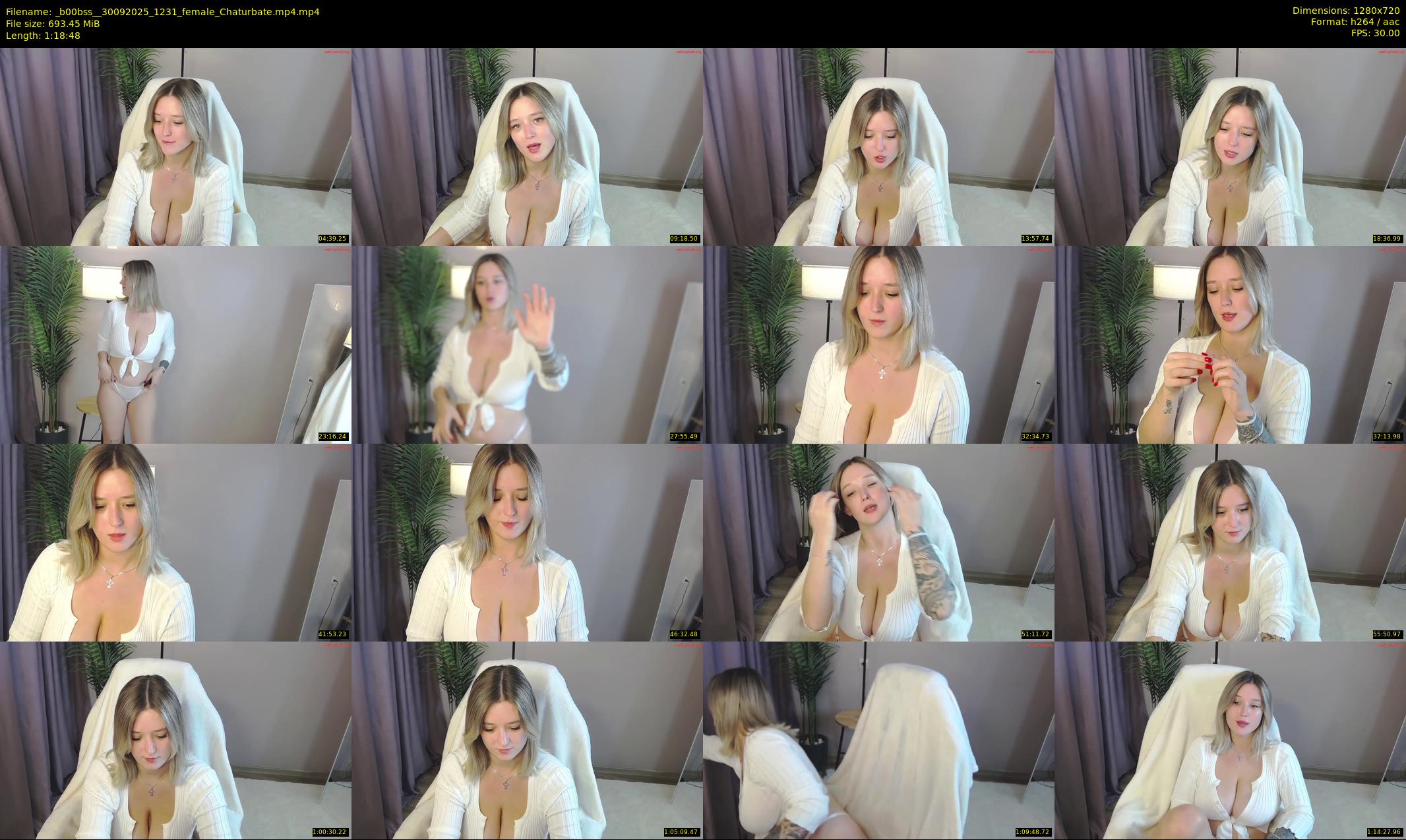 _b00bss_ — 79 minute Chaturbate female cam show recording, 720p, Sep 30, 2025