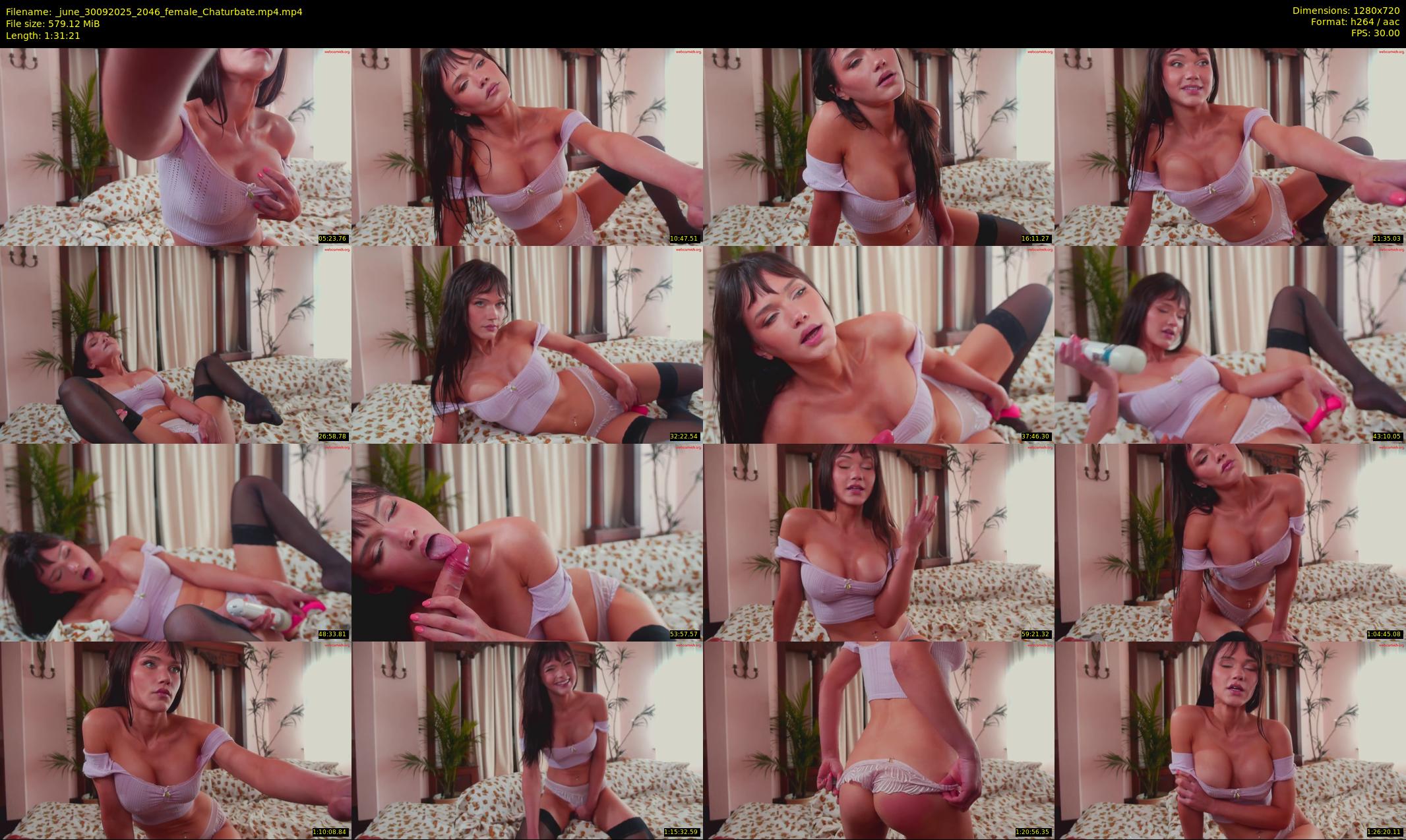 _june — 92 minute Chaturbate female cam show recording, 720p, Sep 30, 2025