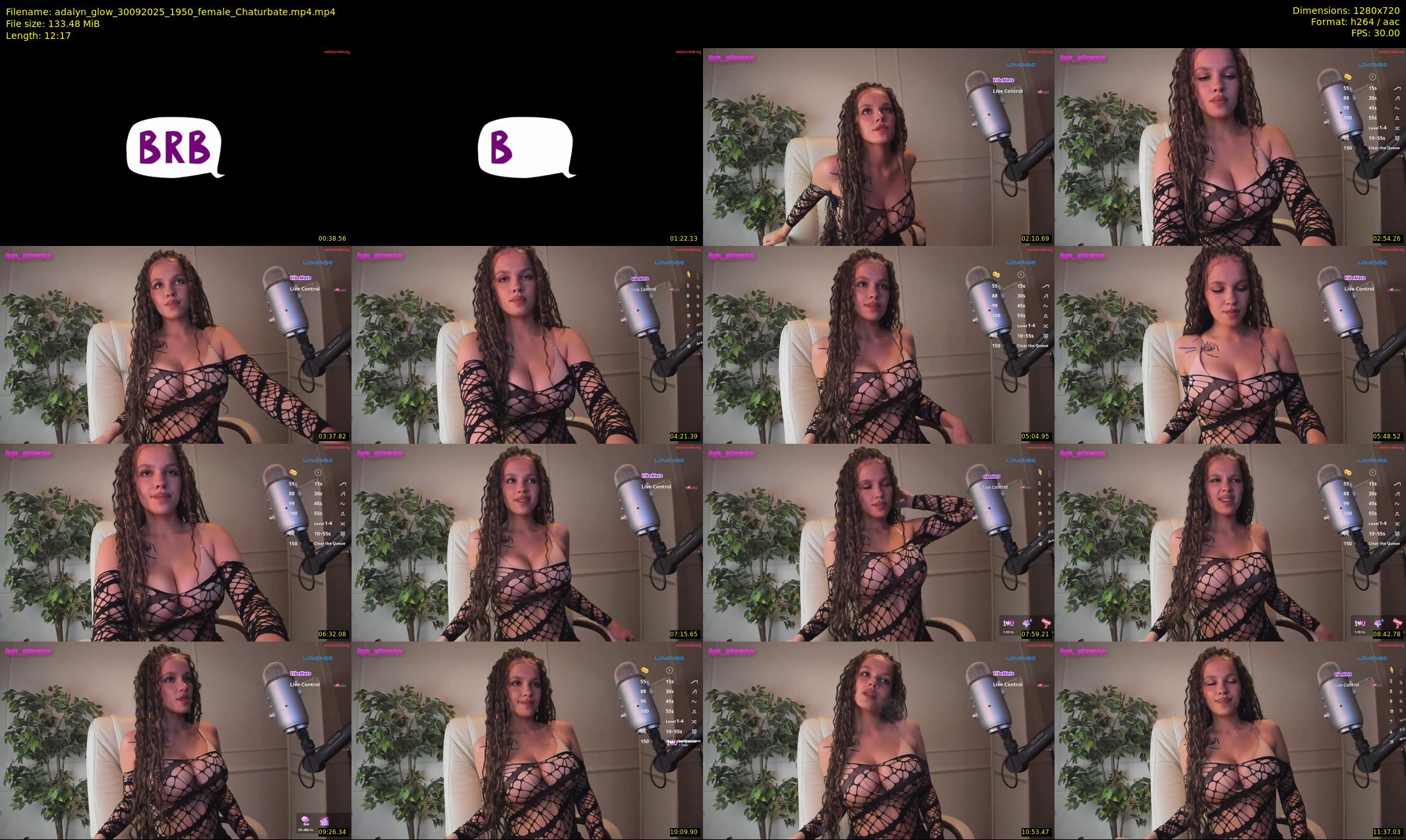 adalyn_glow — 13 minute Chaturbate female cam show recording, 720p, Sep 30, 2025