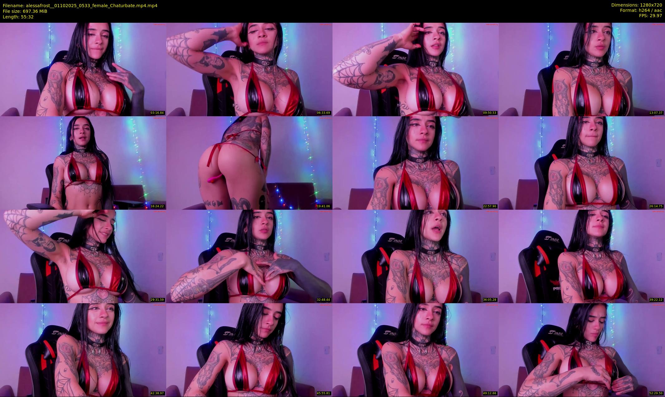 alessafrost_ — 56 minute Chaturbate female cam show recording, 720p, Oct 1, 2025