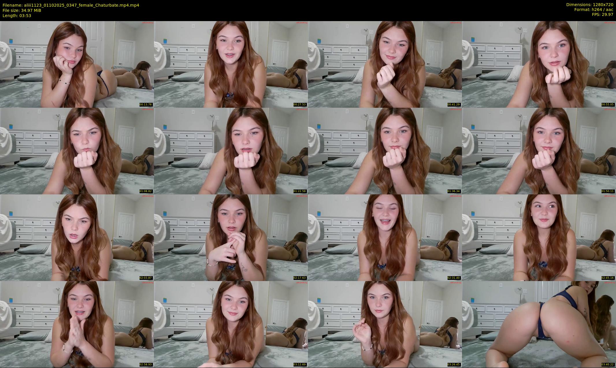 aliii1123 — 4 minute Chaturbate female cam show recording, 720p, Oct 1, 2025