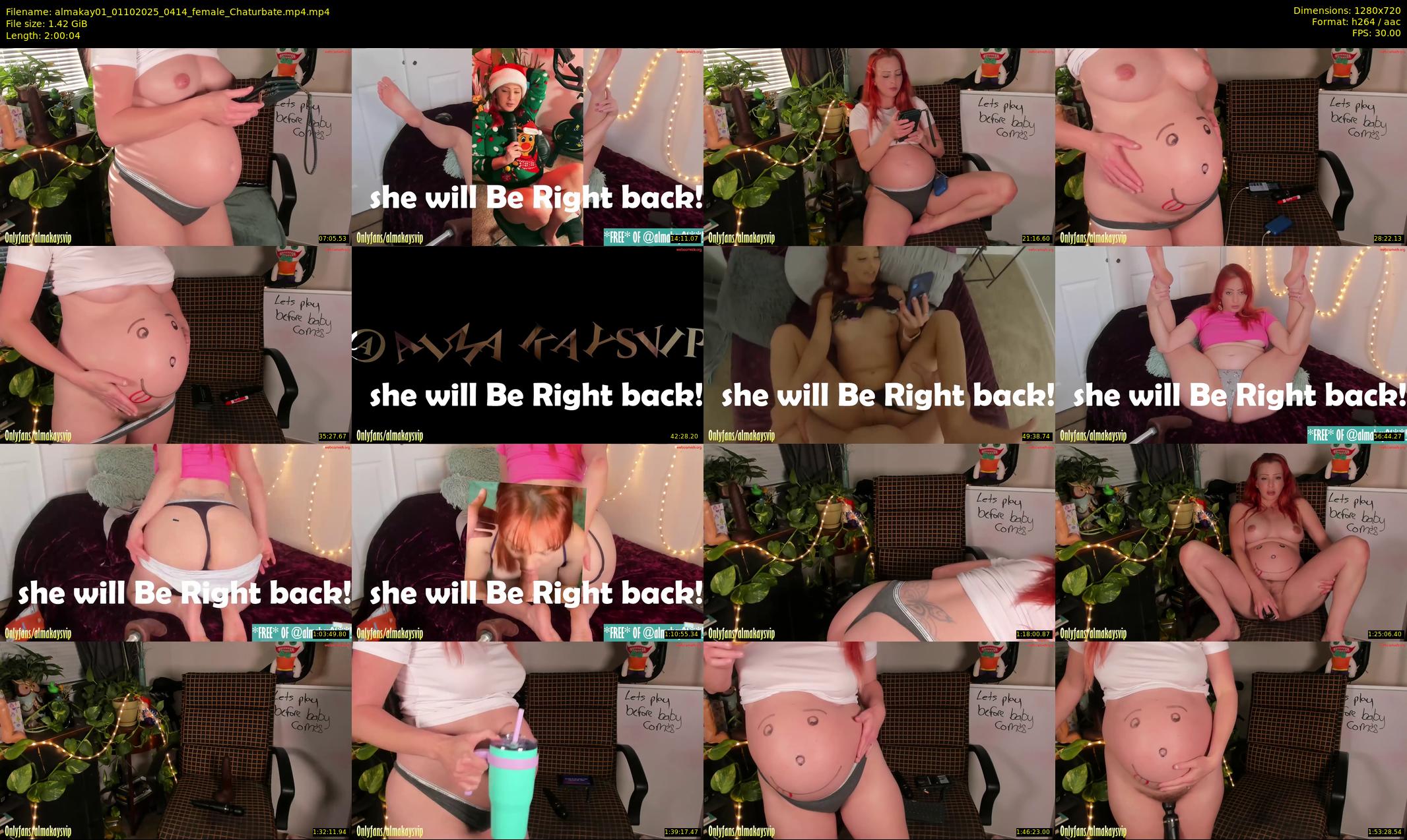 almakay01 — 121 minute Chaturbate couple cam show recording, 720p, Oct 1, 2025