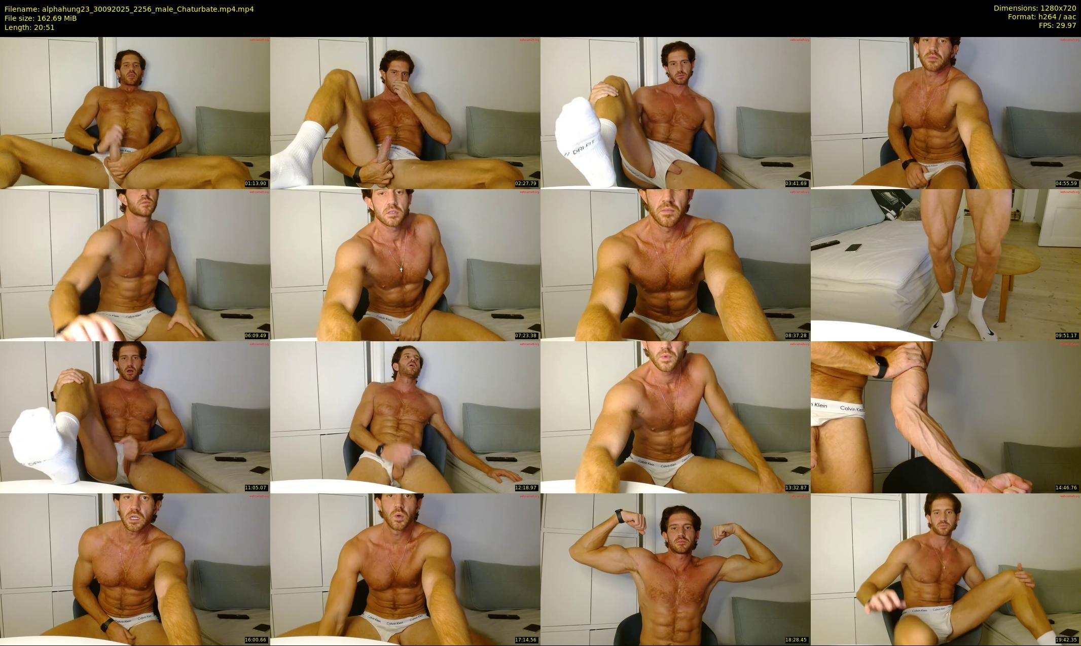 alphahung23 — 21 minute Chaturbate male cam show recording, 720p, Sep 30, 2025