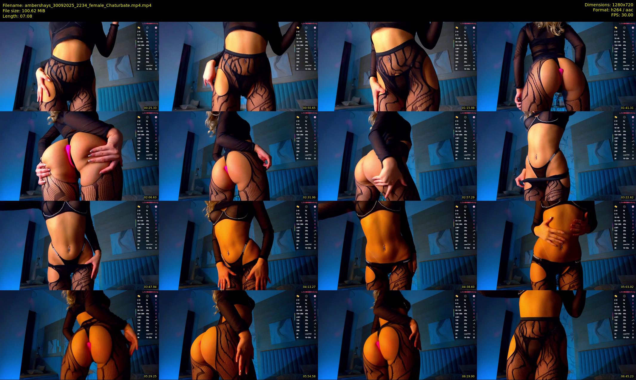 ambershays — 8 minute Chaturbate female cam show recording, 720p, Sep 30, 2025