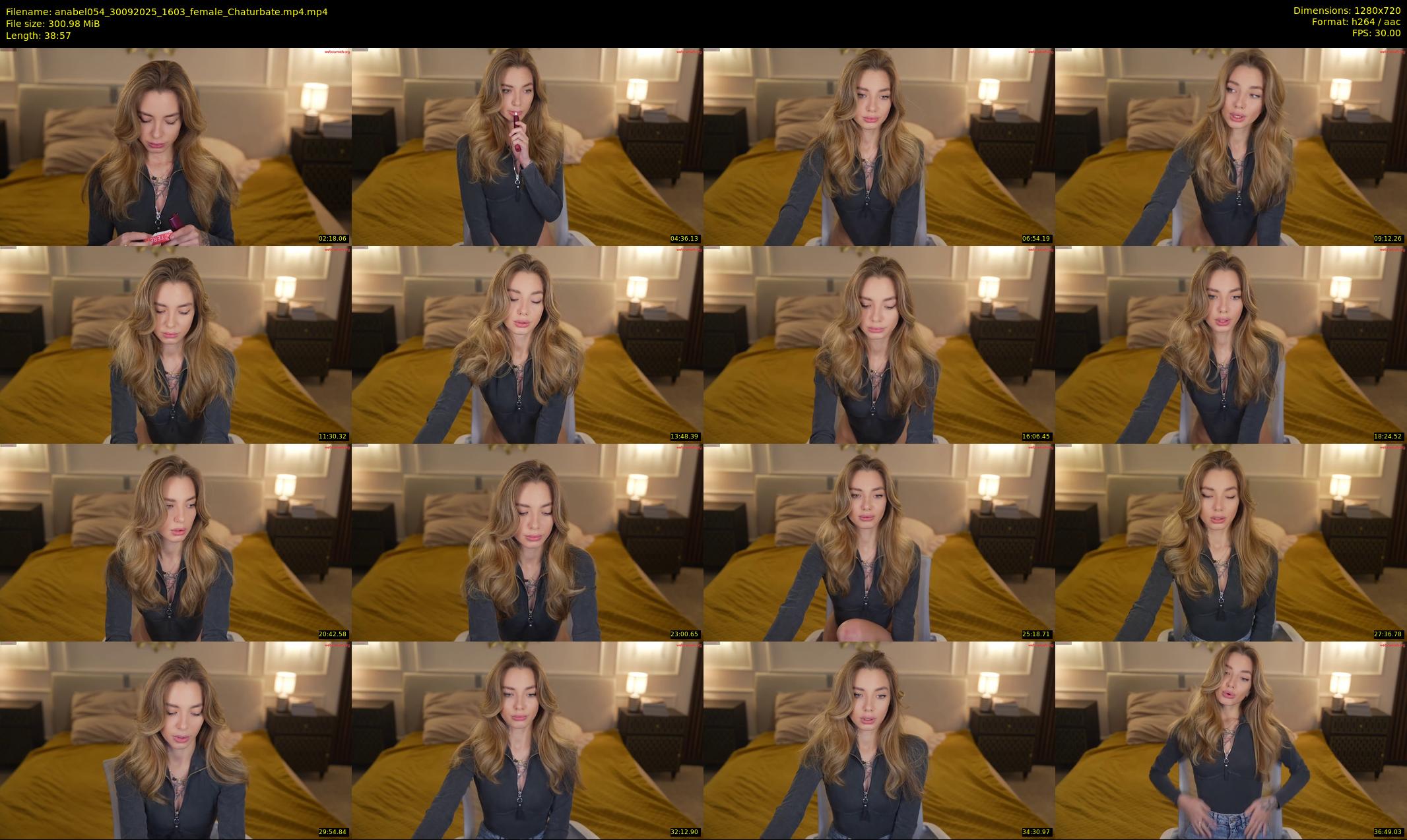 anabel054 — 39 minute Chaturbate female cam show recording, 720p, Sep 30, 2025