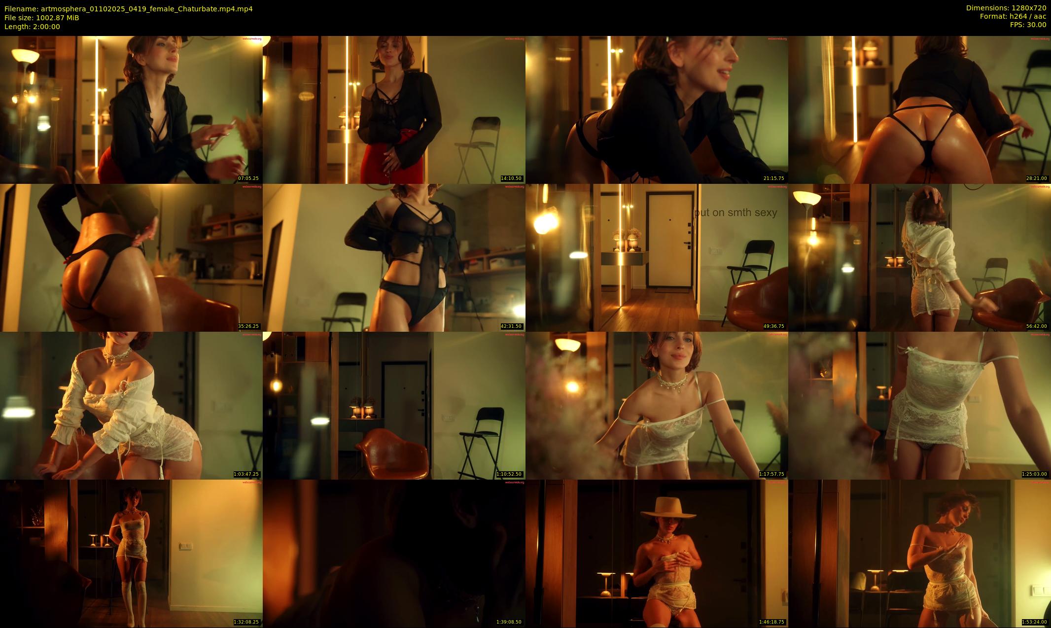 artmosphera — 120 minute Chaturbate female cam show recording, 720p, Oct 1, 2025