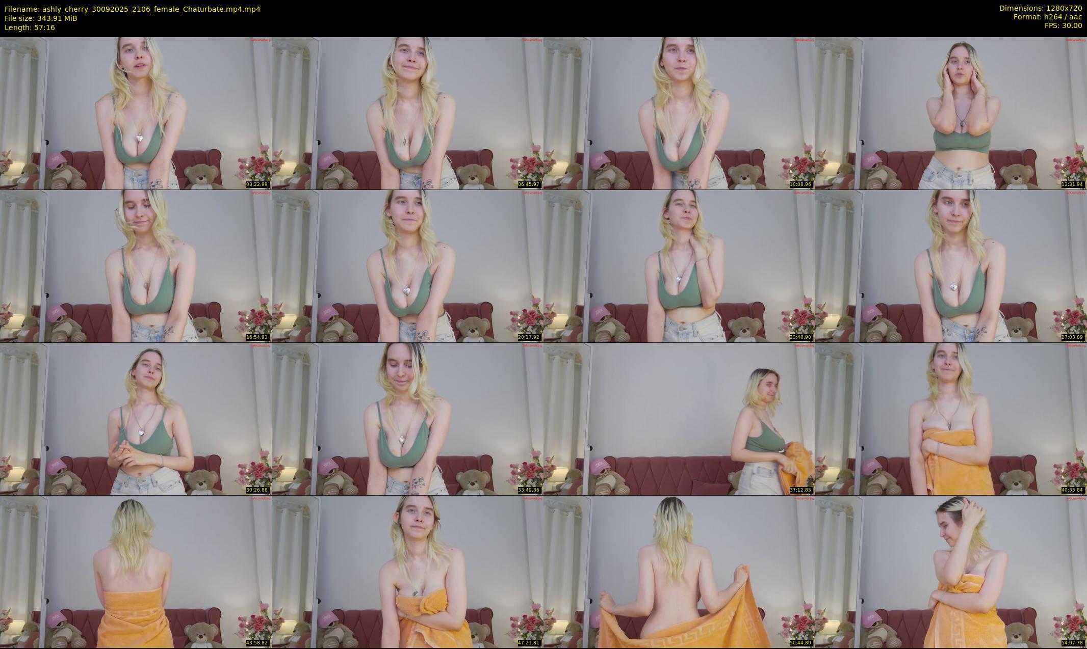 ashly_cherry — 58 minute Chaturbate female cam show recording, 720p, Sep 30, 2025