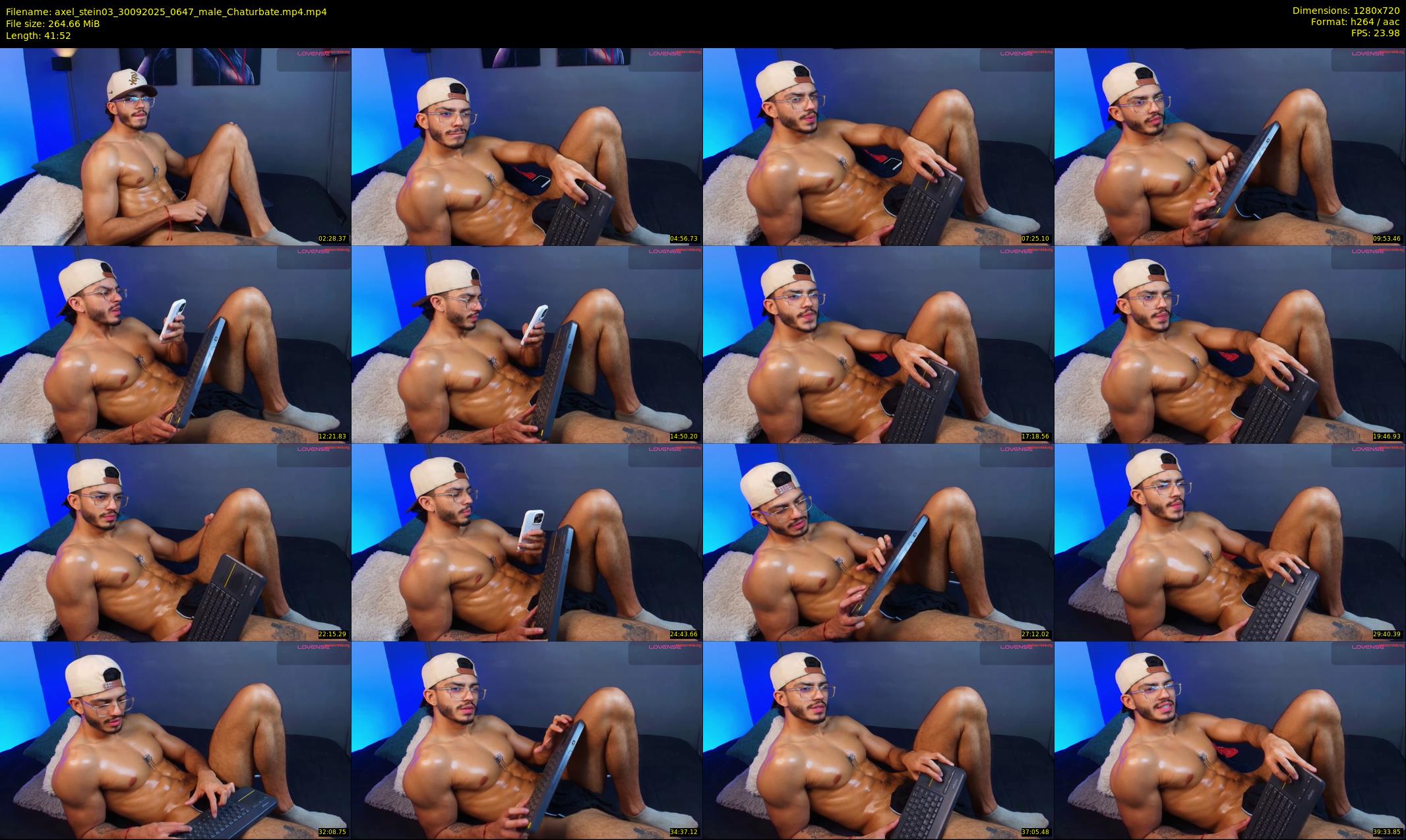 axel_stein03 — 42 minute Chaturbate male cam show recording, 720p, Sep 30, 2025