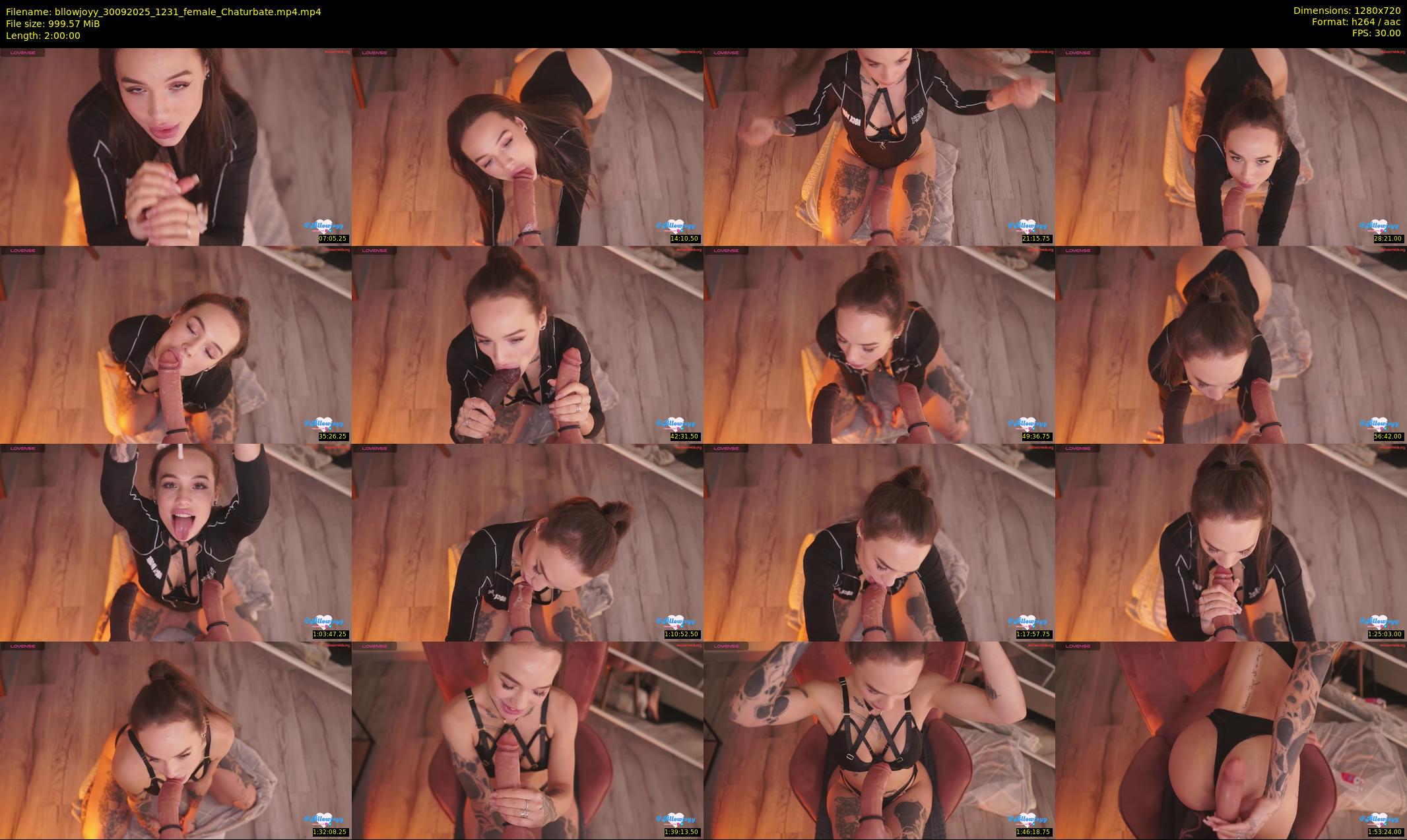 bllowjoyy — 120 minute Chaturbate female cam show recording, 720p, Sep 30, 2025
