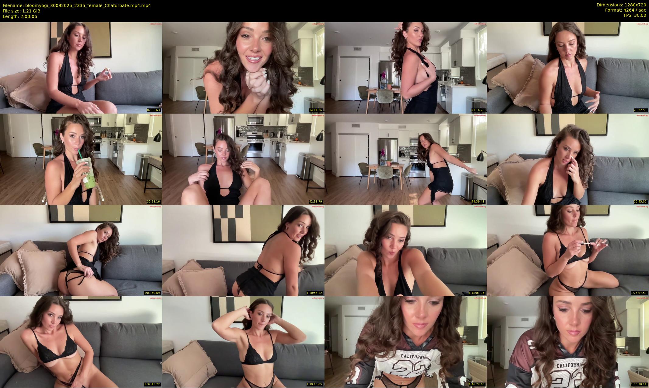 bloomyogi — 121 minute Chaturbate female cam show recording, 720p, Sep 30, 2025