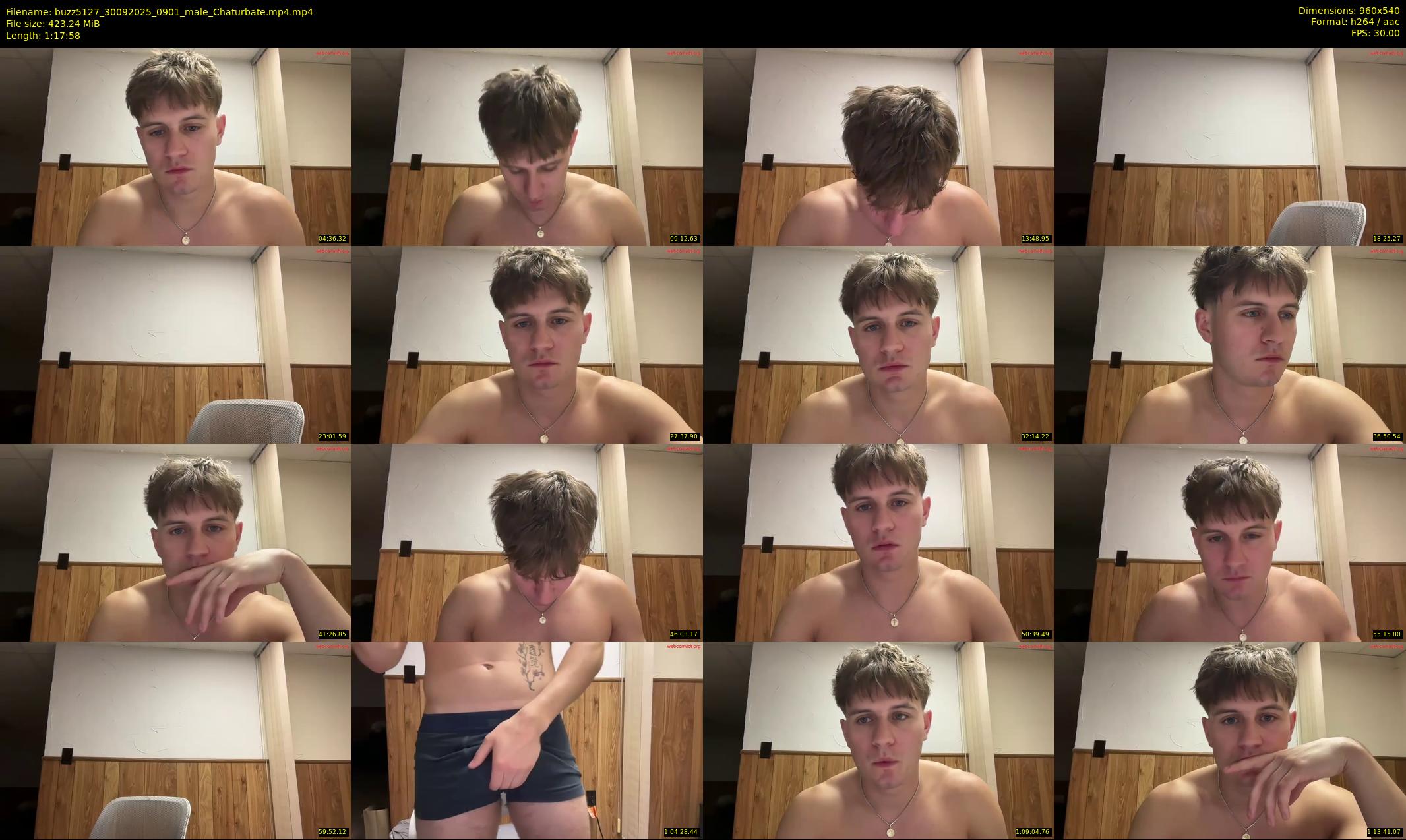 buzz5127 — 78 minute Chaturbate male cam show recording, 480p, Sep 30, 2025