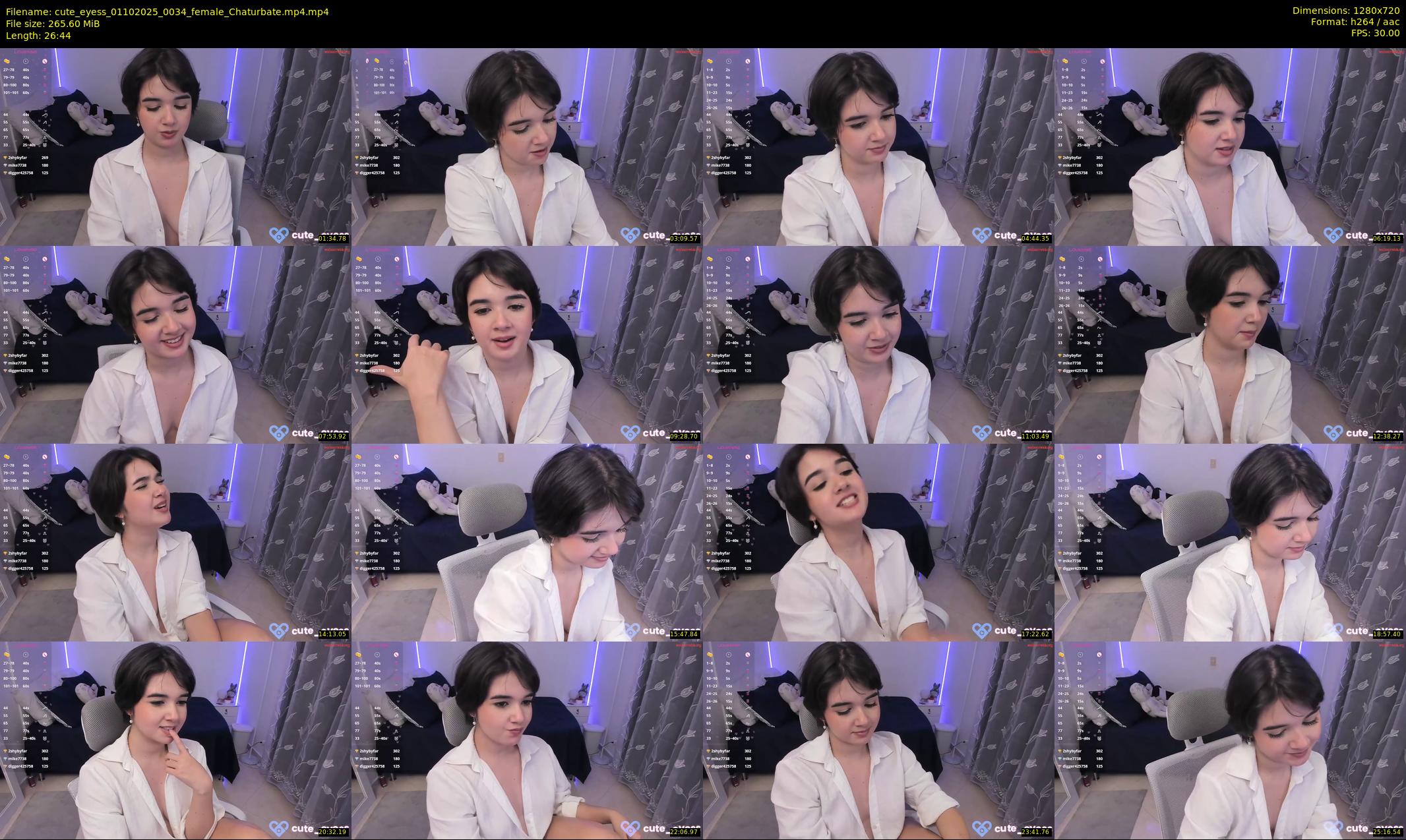 cute_eyess — 27 minute Chaturbate female cam show recording, 720p, Oct 1, 2025