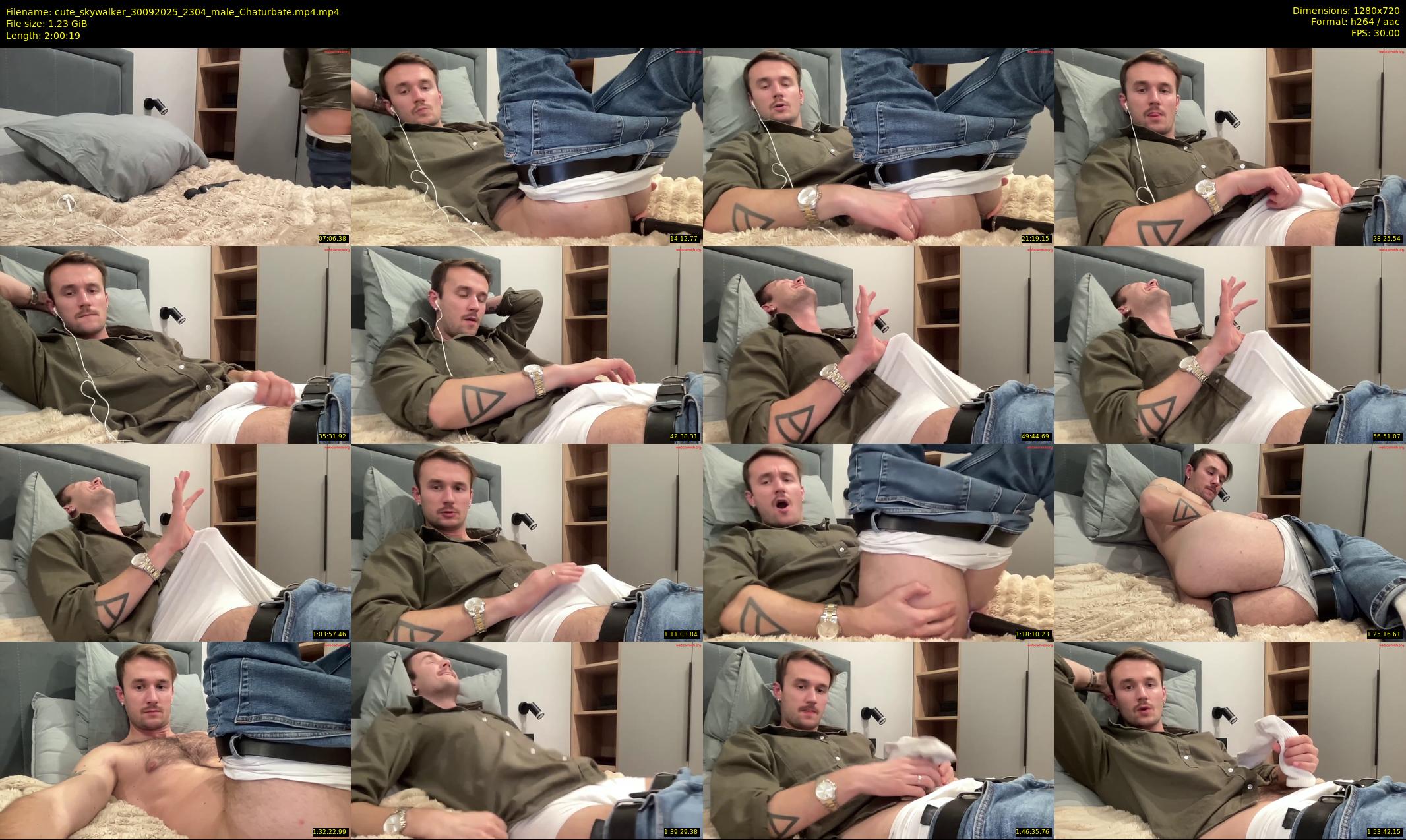 cute_skywalker — 121 minute Chaturbate male cam show recording, 720p, Sep 30, 2025