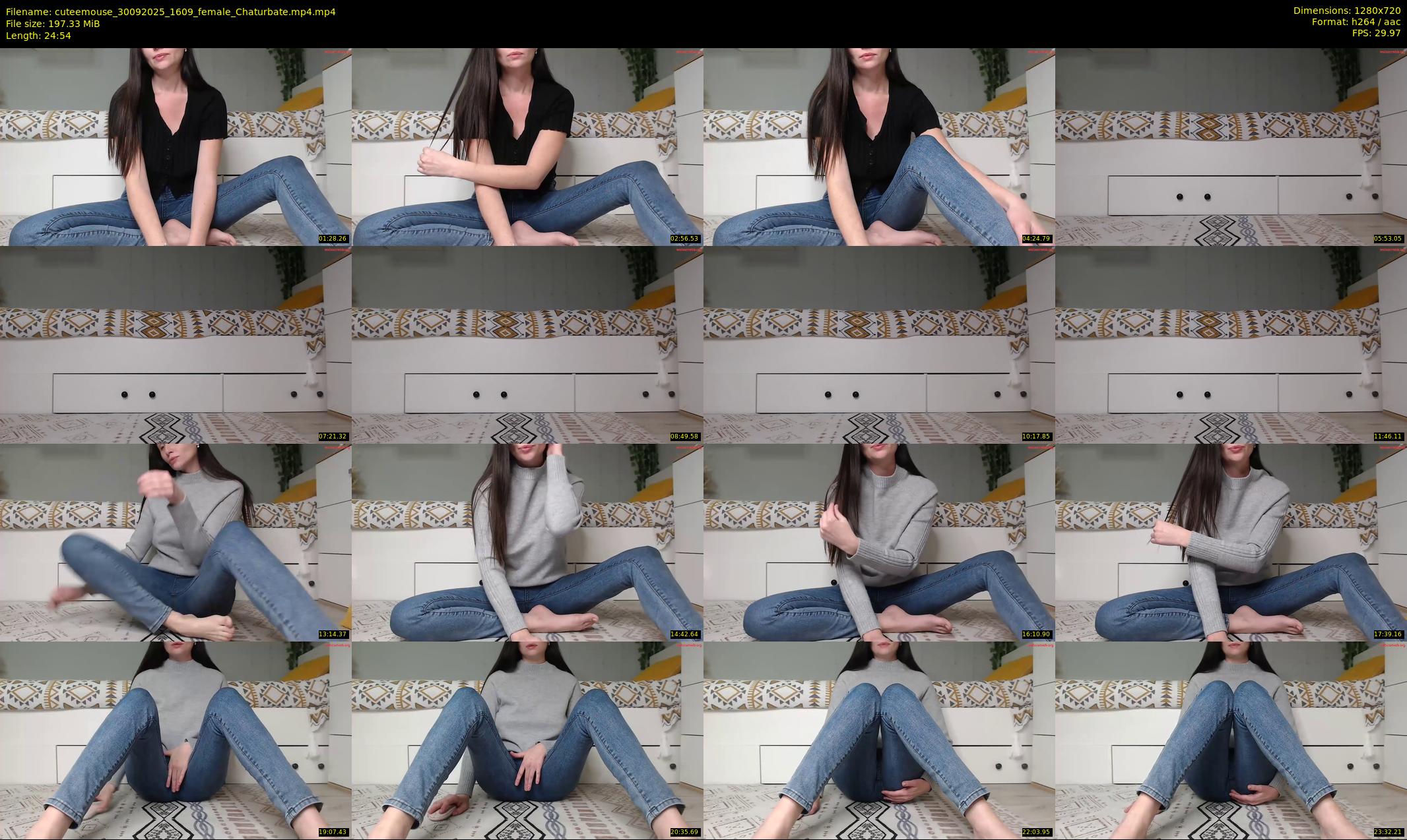 cuteemouse — 25 minute Chaturbate female cam show recording, 720p, Sep 30, 2025