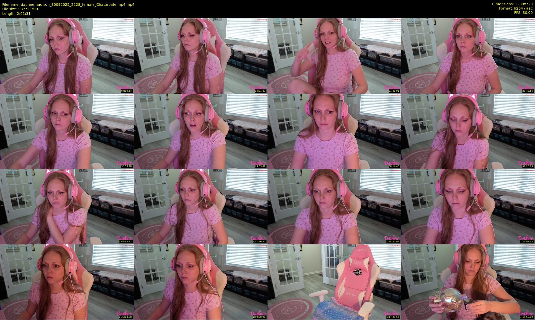 daphnemadison — 122 minute Chaturbate couple cam show recording, 720p, Sep 30, 2025