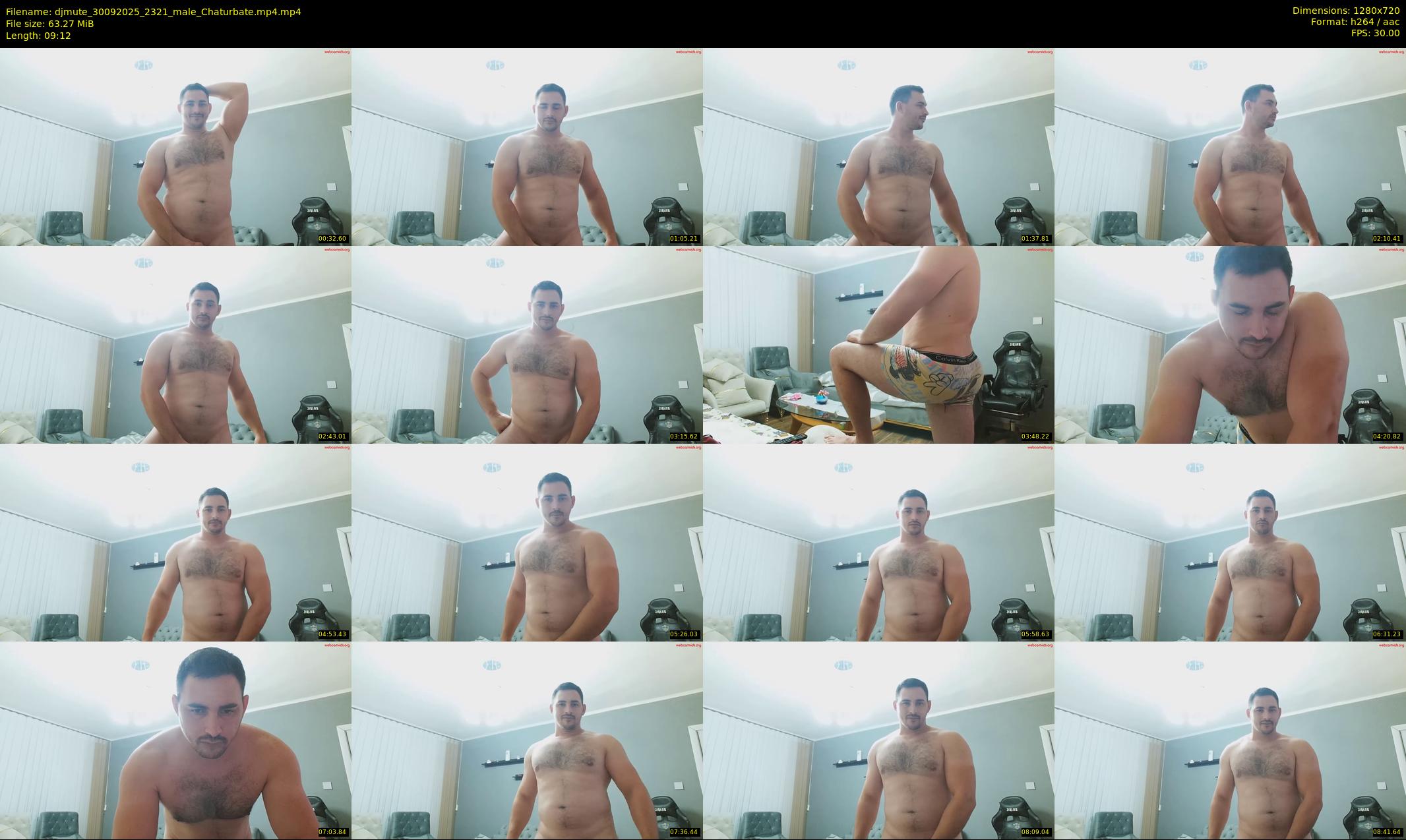 djmute — 10 minute Chaturbate male cam show recording, 720p, Sep 30, 2025
