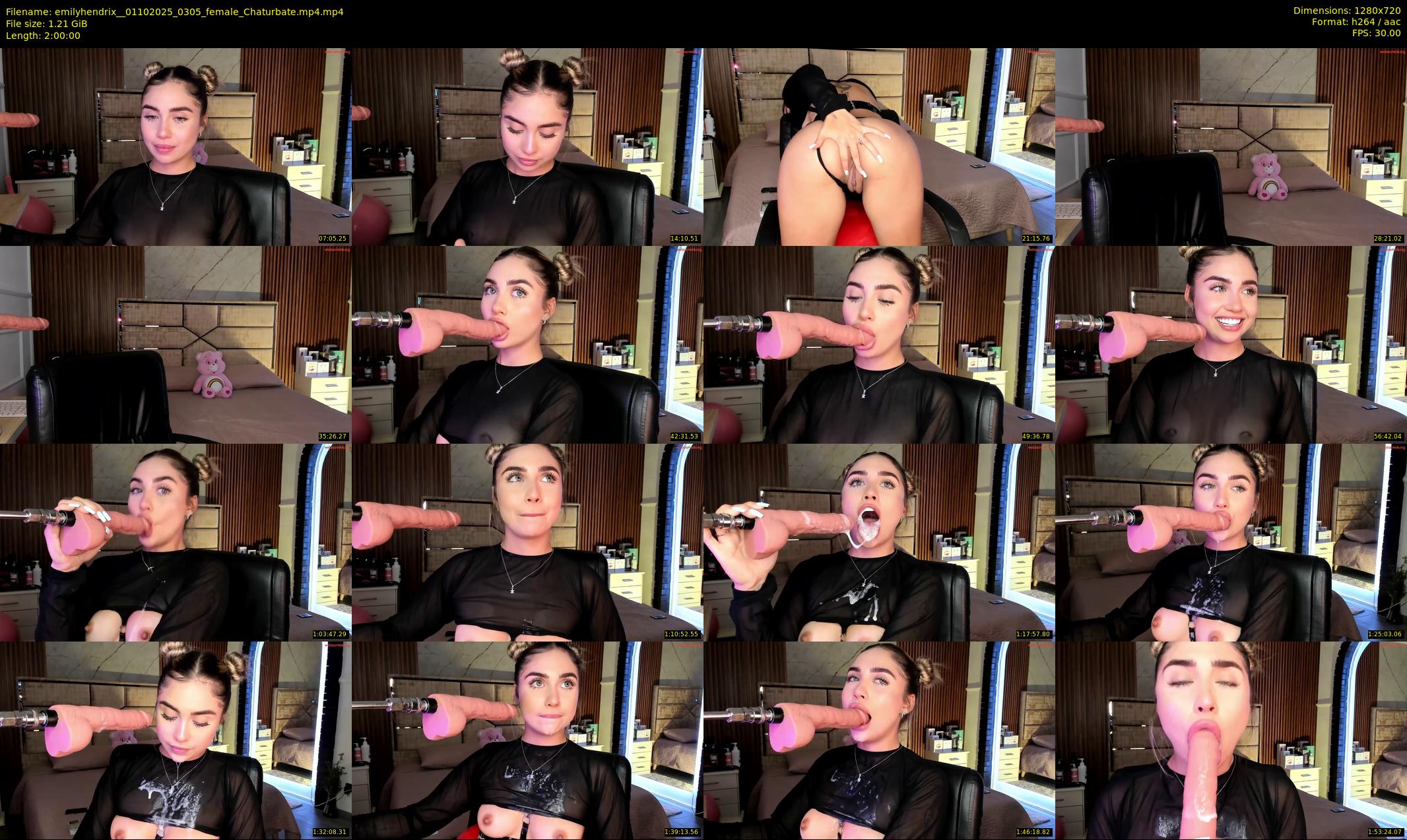 emilyhendrix_ — 120 minute Chaturbate couple cam show recording, 720p, Oct 1, 2025