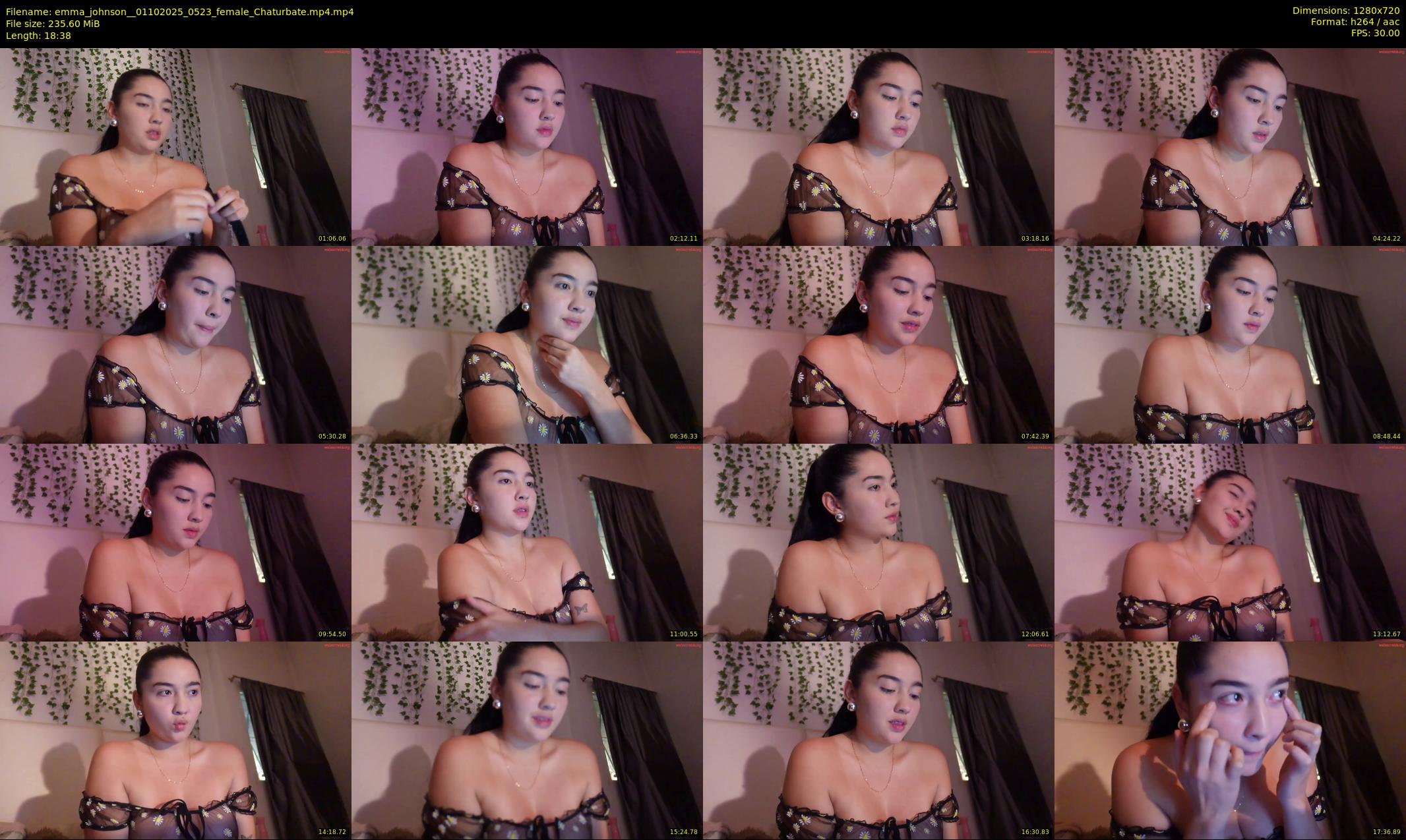 emma_johnson_ — 19 minute Chaturbate female cam show recording, 720p, Oct 1, 2025