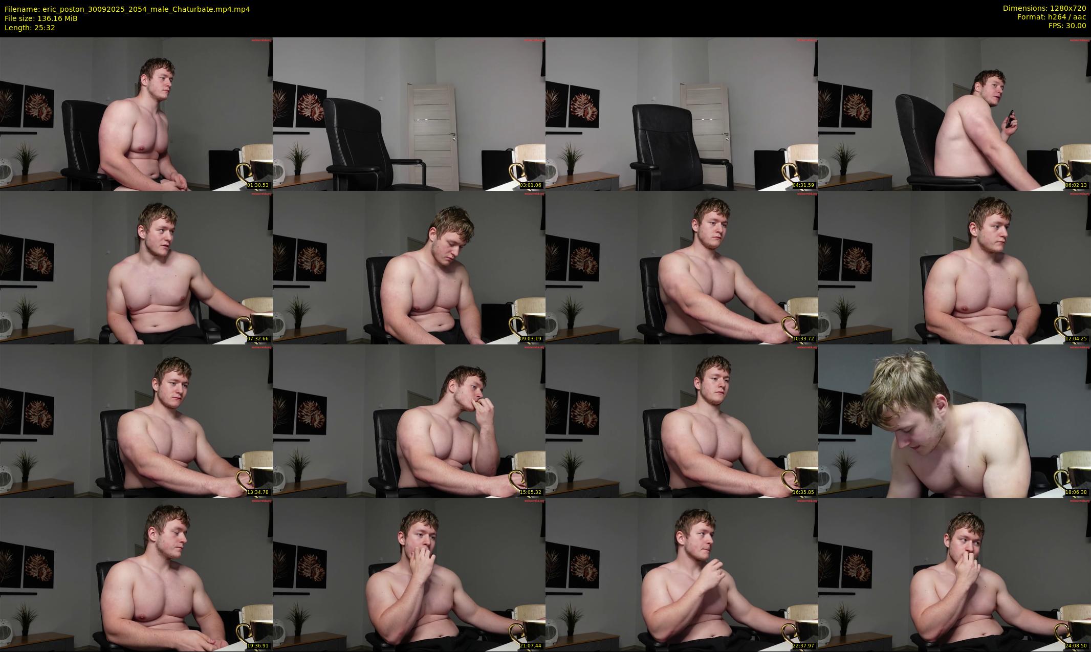 eric_poston — 26 minute Chaturbate male cam show recording, 720p, Sep 30, 2025