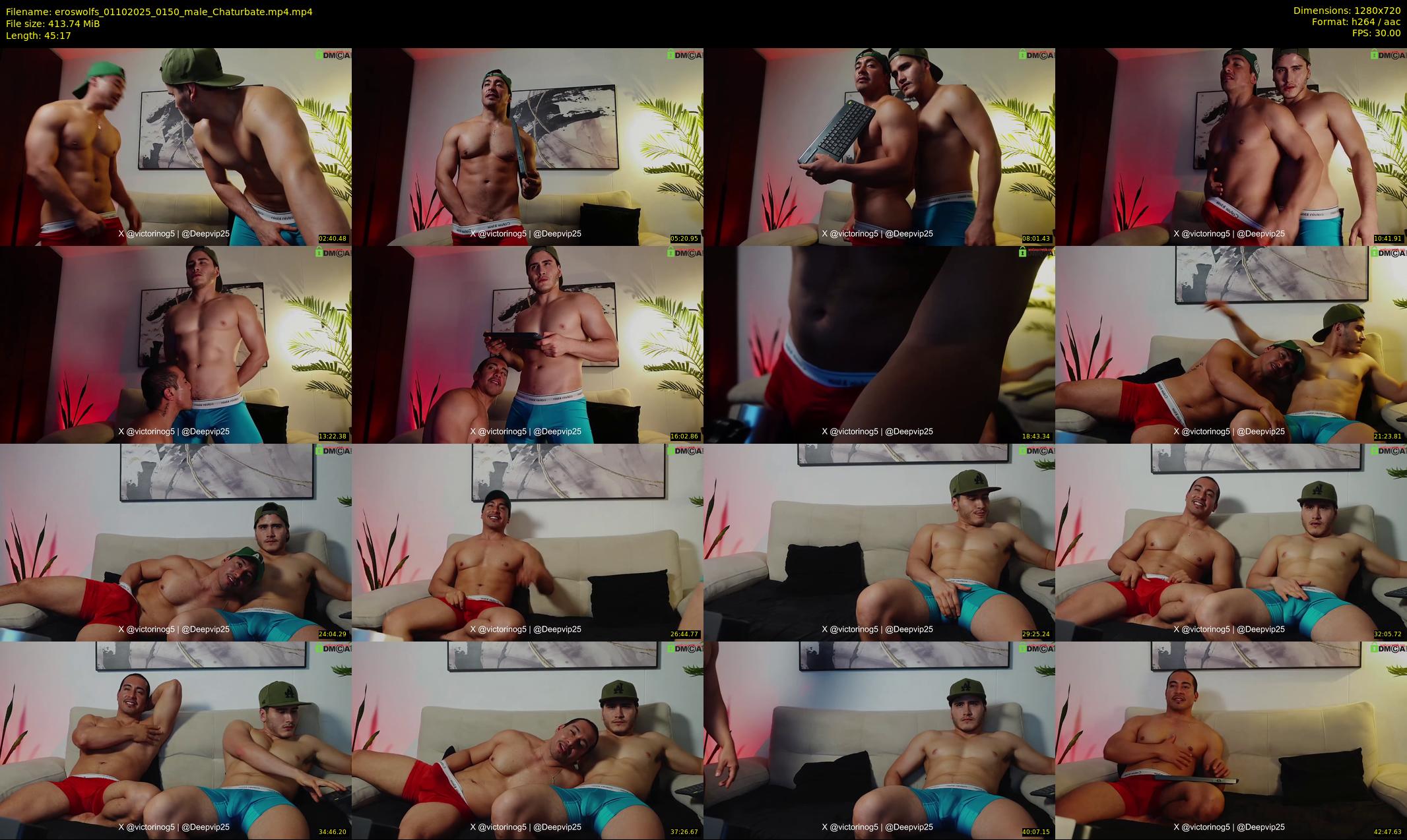 eroswolfs — 46 minute Chaturbate male cam show recording, 720p, Oct 1, 2025