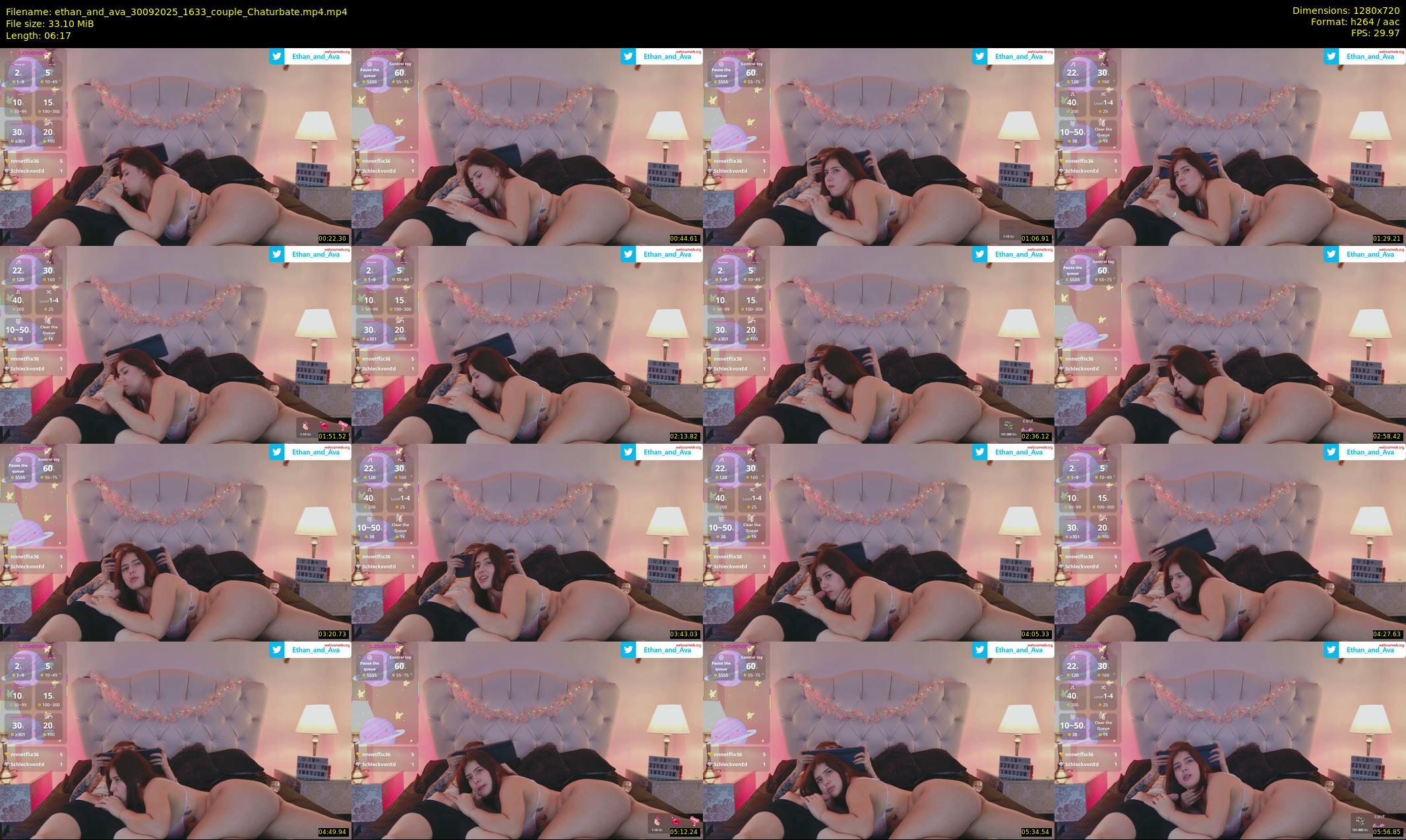 ethan_and_ava — 7 minute Chaturbate couple cam show recording, 720p, Sep 30, 2025