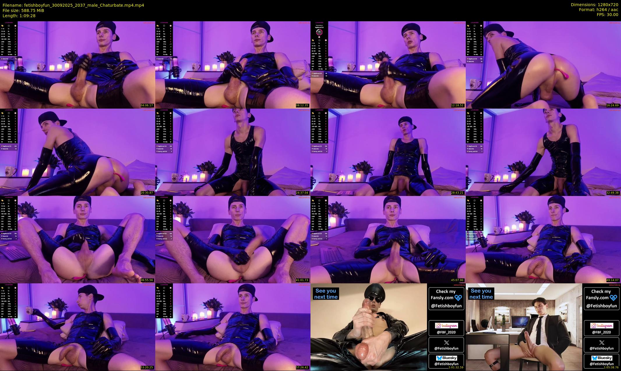 fetishboyfun — 70 minute Chaturbate male cam show recording, 720p, Sep 30, 2025