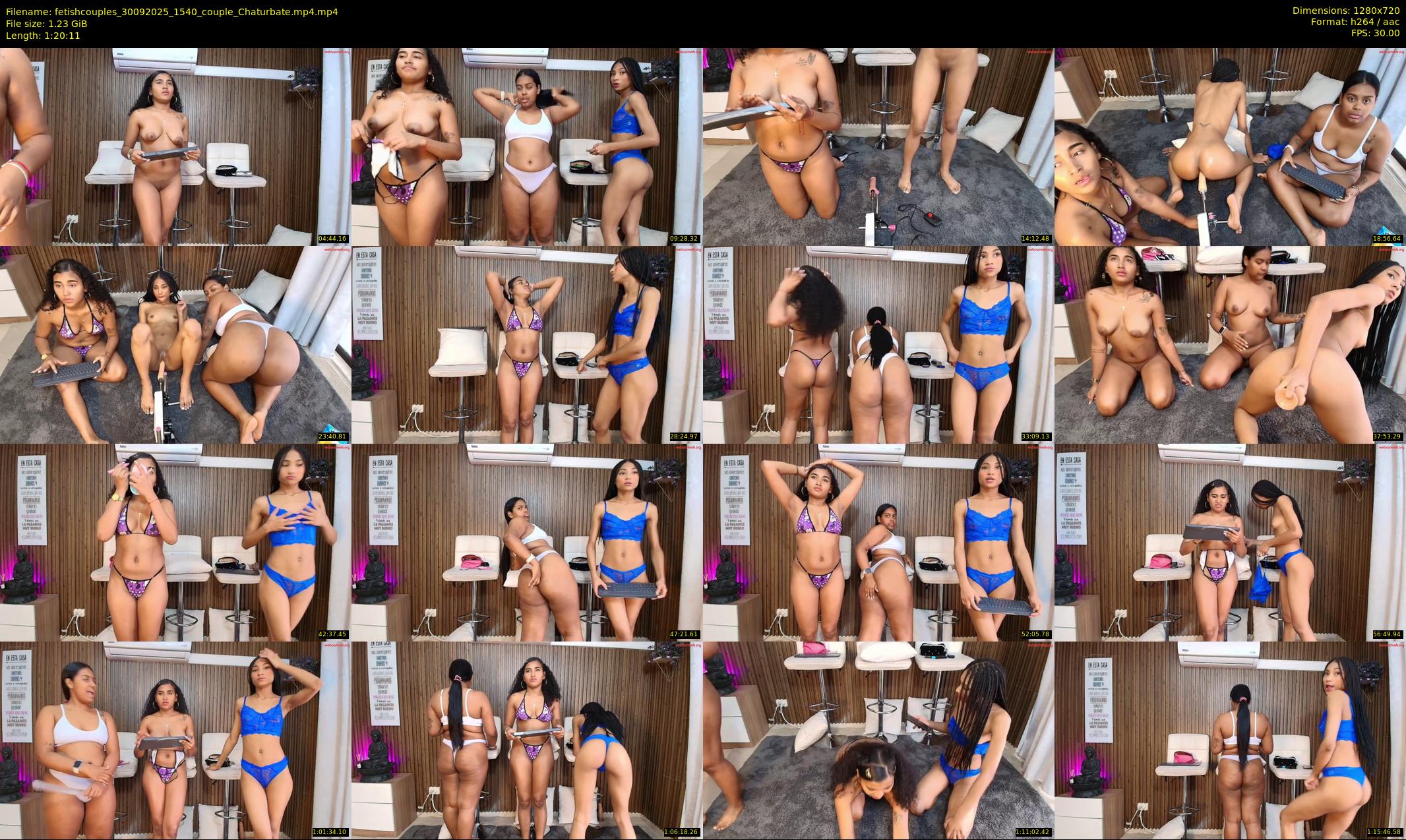 fetishcouples — 81 minute Chaturbate couple cam show recording, 720p, Sep 30, 2025