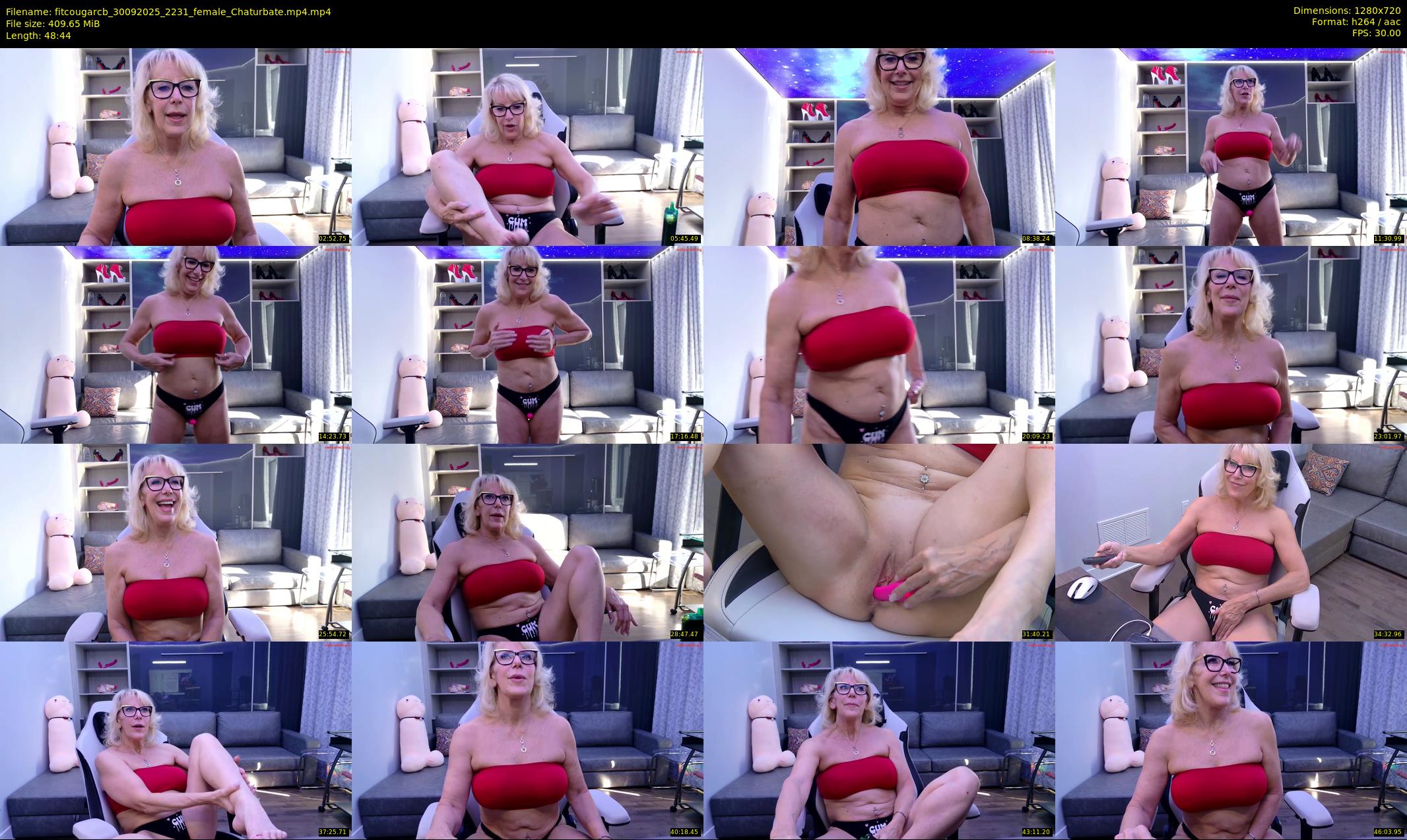 fitcougarcb — 49 minute Chaturbate female cam show recording, 720p, Sep 30, 2025