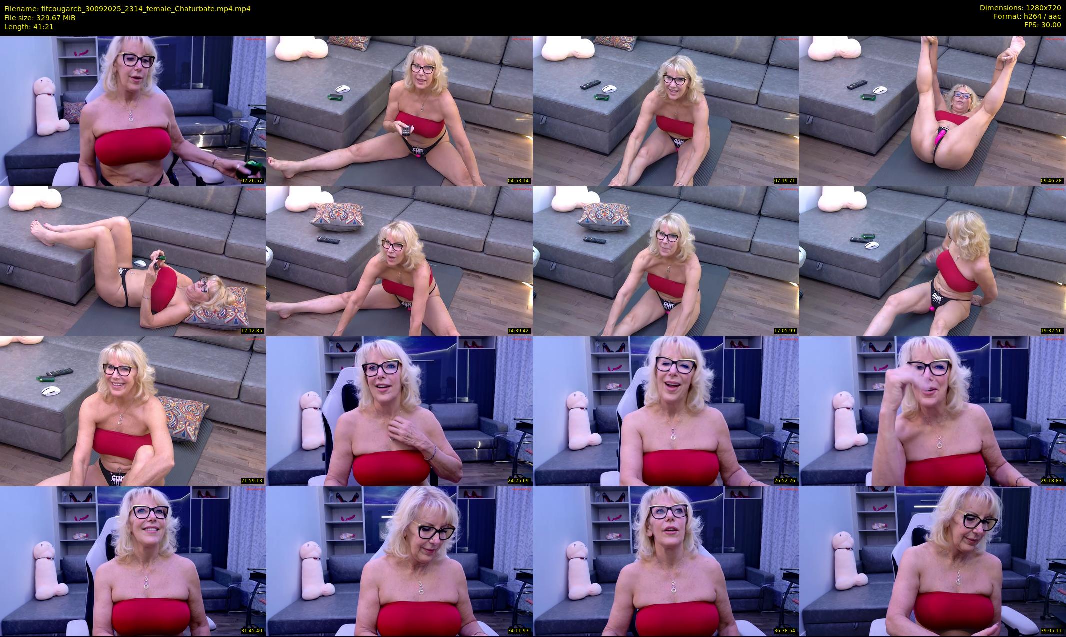 fitcougarcb — 42 minute Chaturbate female cam show recording, 720p, Sep 30, 2025