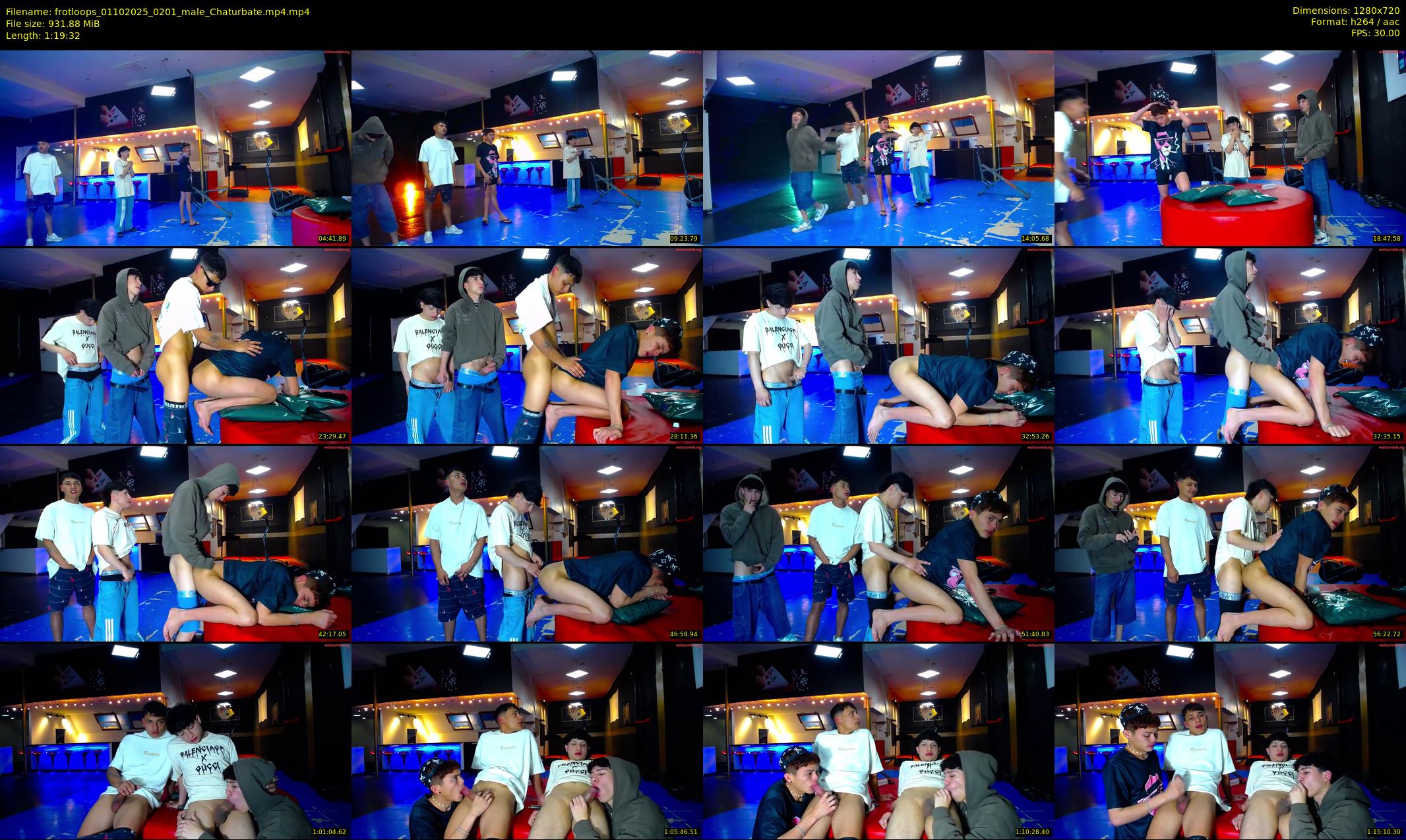 frotloops — 80 minute Chaturbate male cam show recording, 720p, Oct 1, 2025