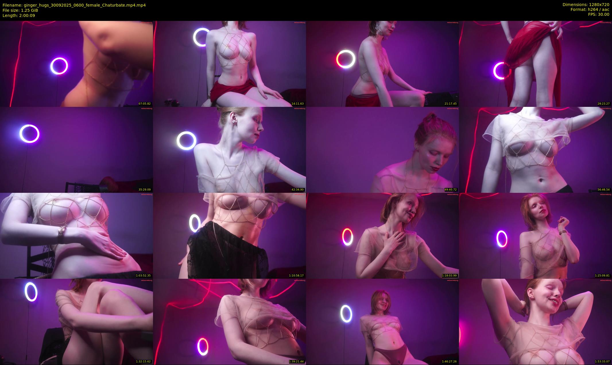 ginger_hugs — 121 minute Chaturbate female cam show recording, 720p, Sep 30, 2025