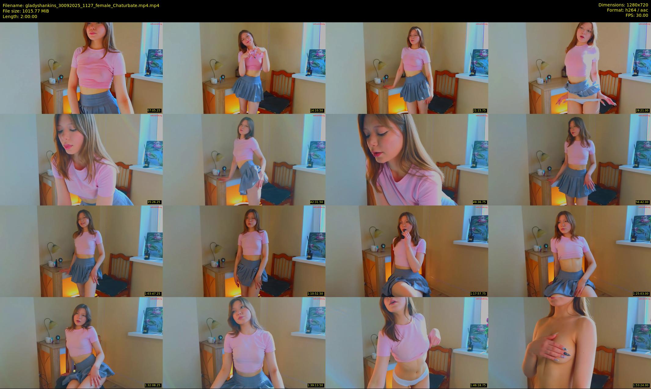 gladyshankins — 120 minute Chaturbate female cam show recording, 720p, Sep 30, 2025