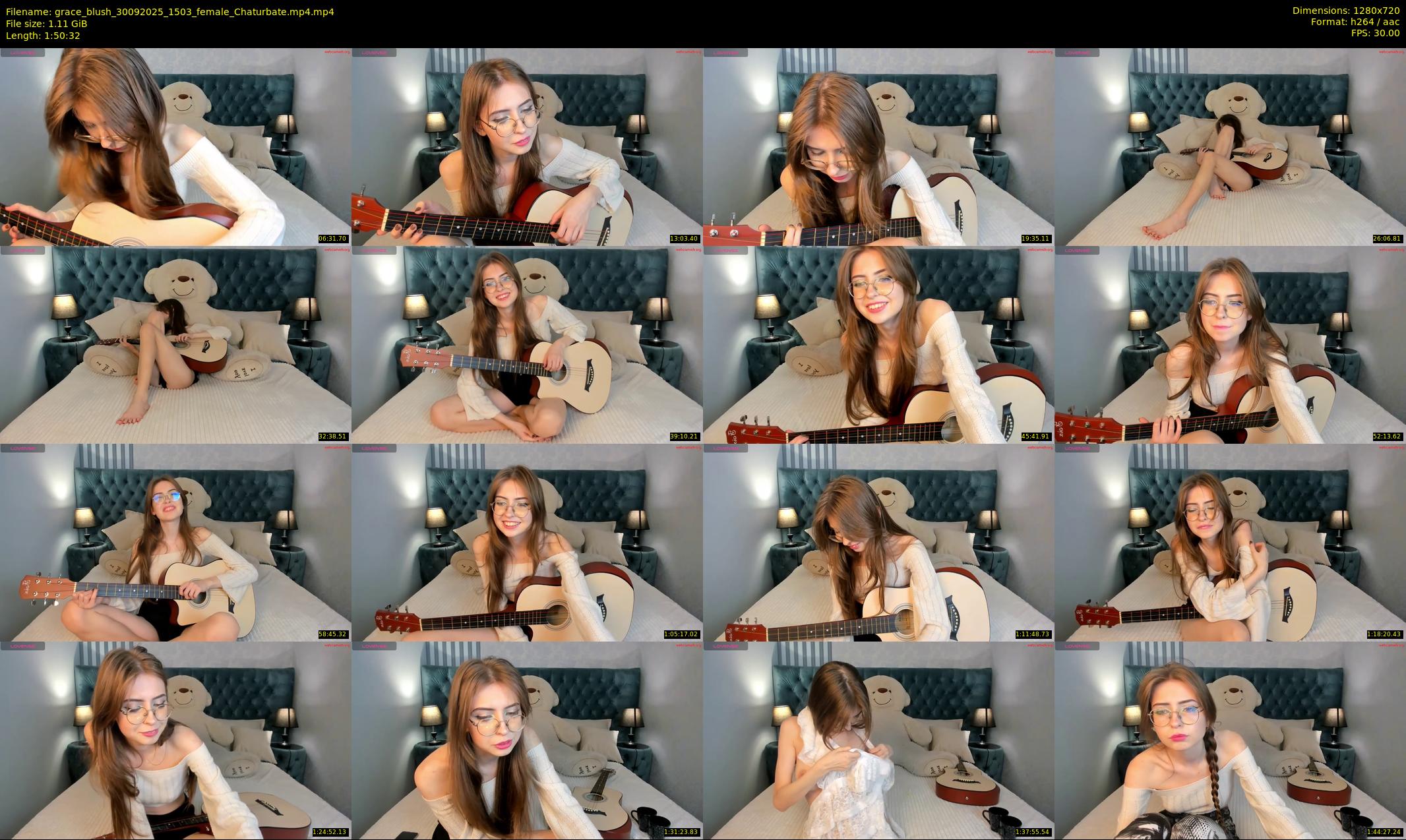 grace_blush — 111 minute Chaturbate female cam show recording, 720p, Sep 30, 2025
