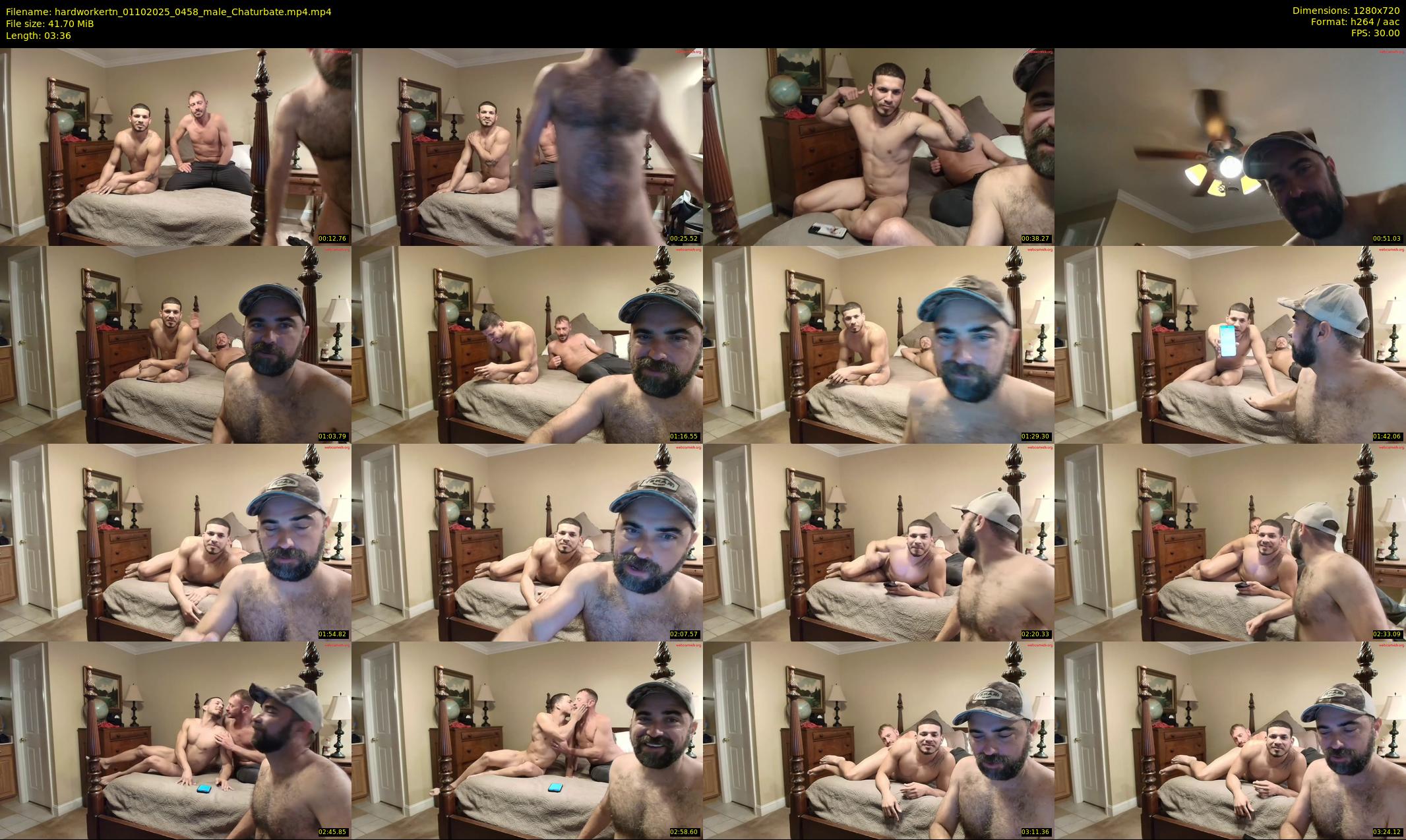 hardworkertn — 4 minute Chaturbate male cam show recording, 720p, Oct 1, 2025