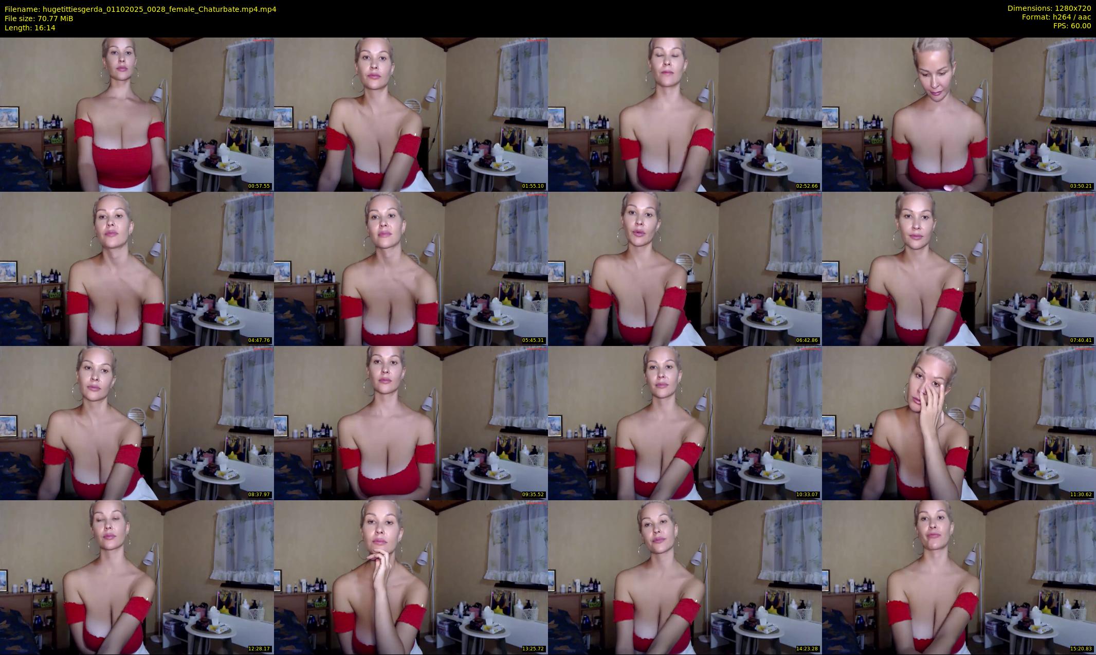 hugetittiesgerda — 17 minute Chaturbate female cam show recording, 720p, Oct 1, 2025