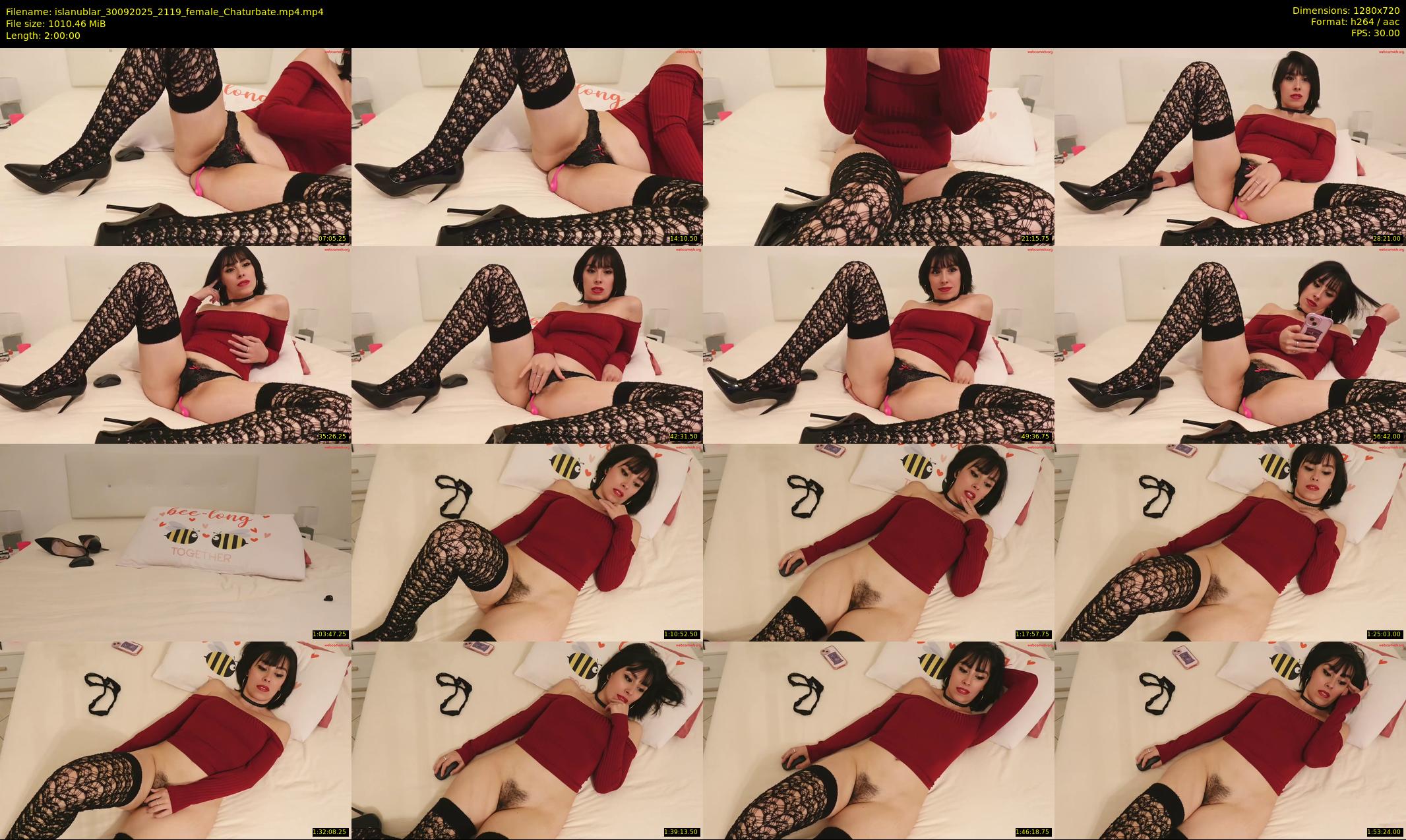 islanublar — 120 minute Chaturbate female cam show recording, 720p, Sep 30, 2025