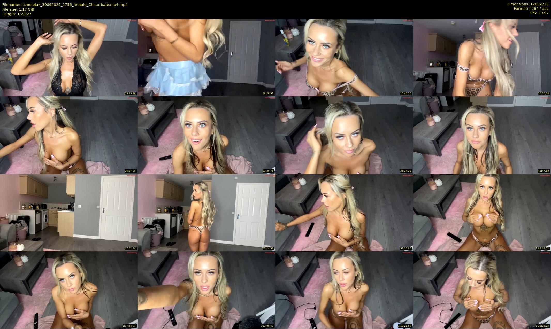 itsmelolax — 89 minute Chaturbate female cam show recording, 720p, Sep 30, 2025