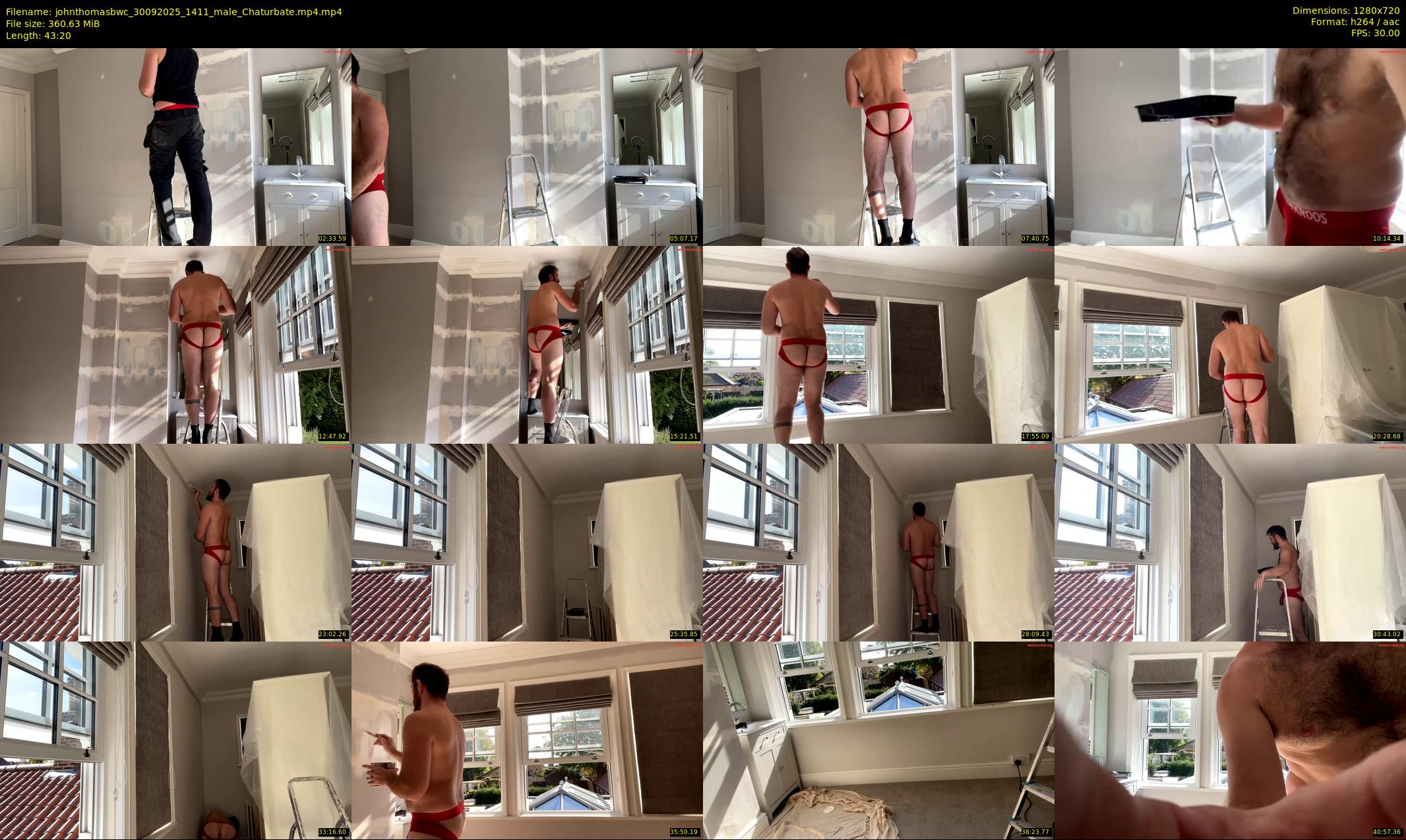 johnthomasbwc — 44 minute Chaturbate male cam show recording, 720p, Sep 30, 2025