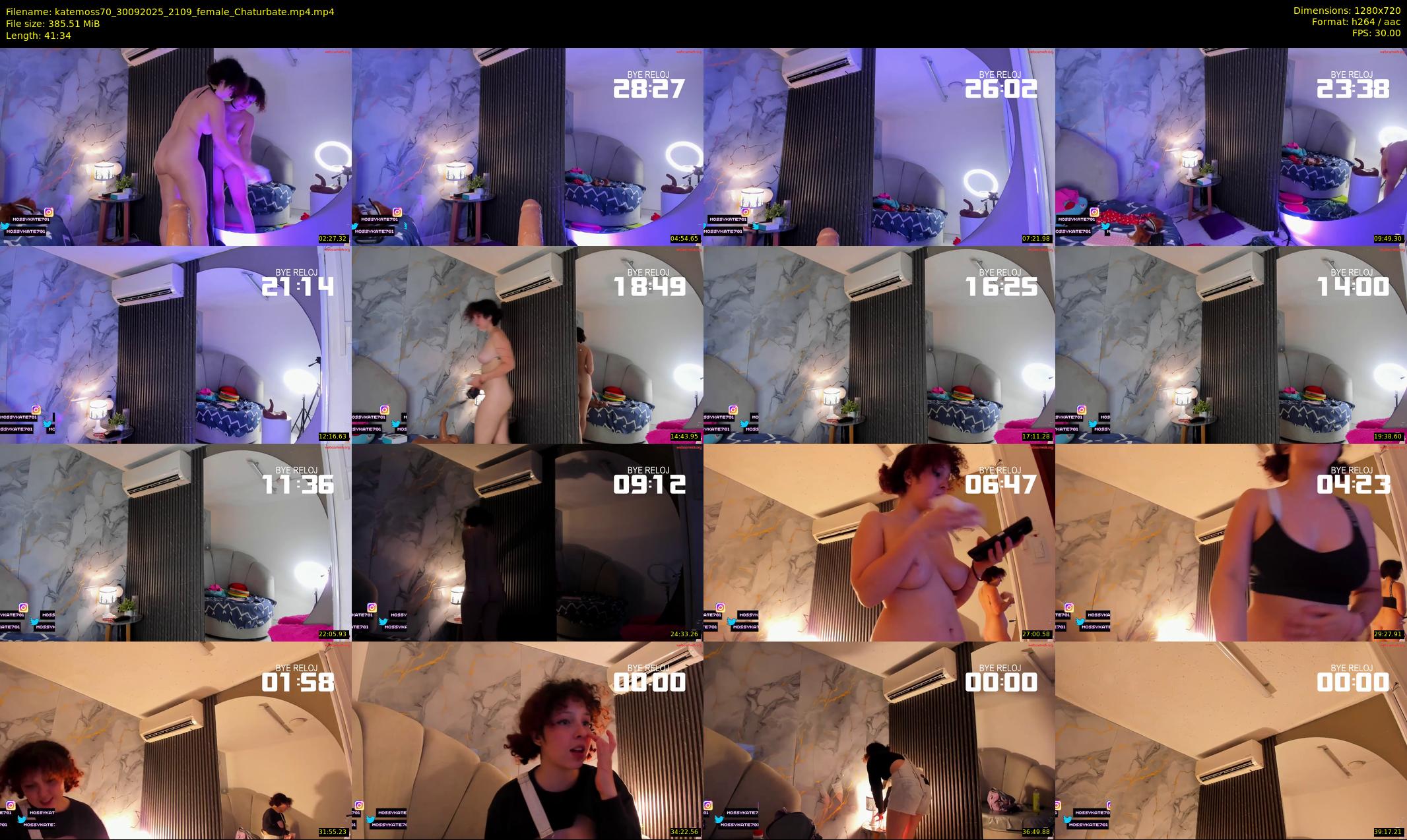 katemoss70 — 42 minute Chaturbate female cam show recording, 720p, Sep 30, 2025