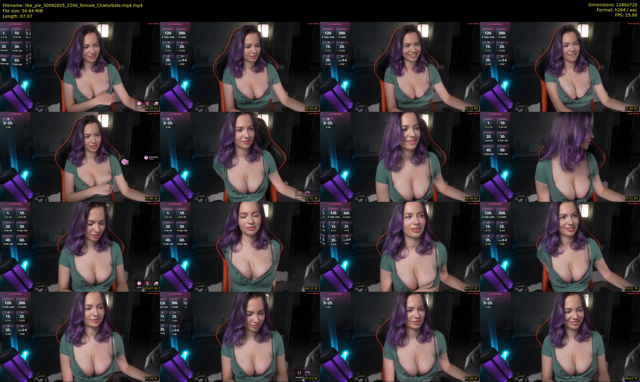 like_pie — 8 minute Chaturbate couple cam show recording, 720p, Sep 30, 2025
