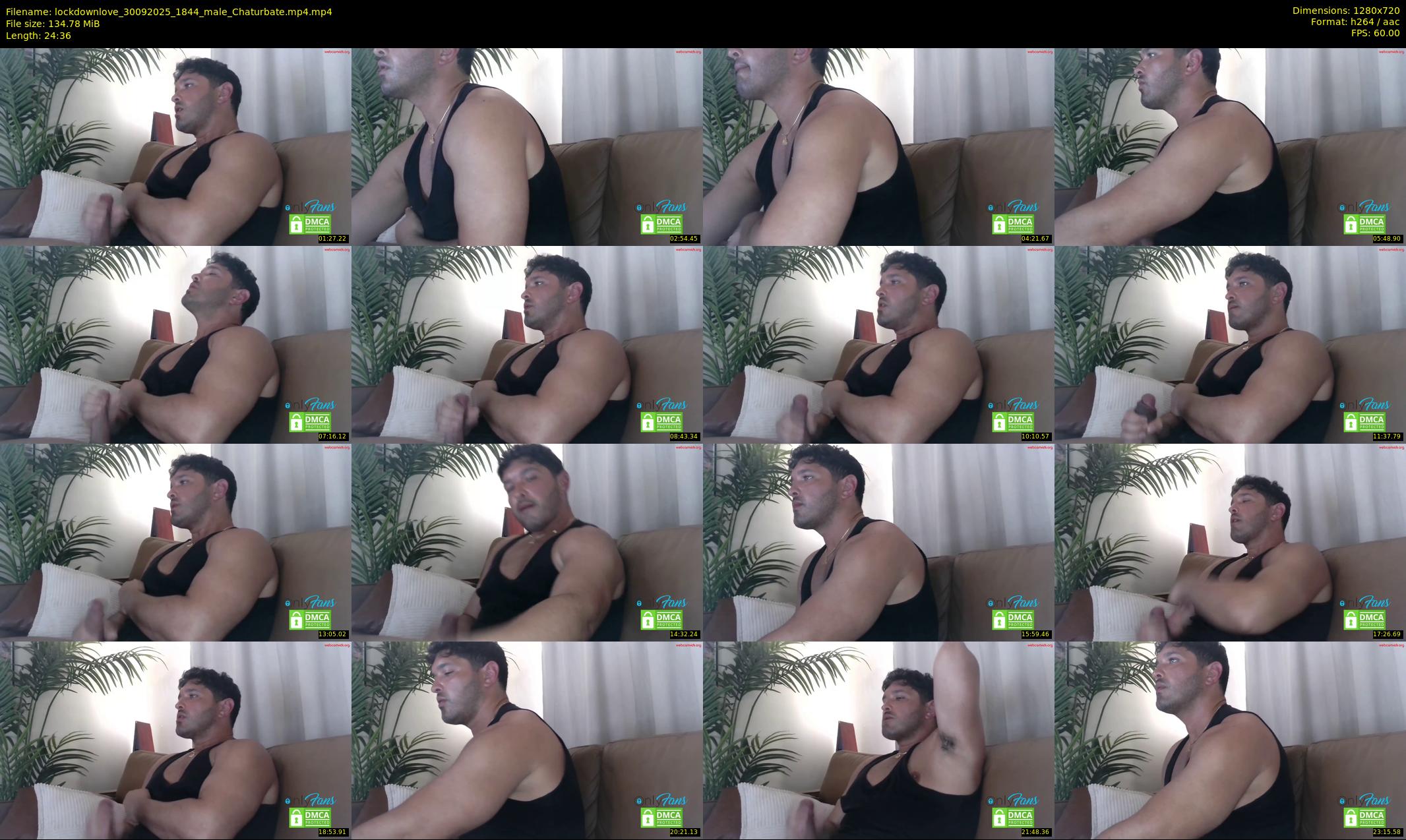 lockdownlove — 25 minute Chaturbate male cam show recording, 720p, Sep 30, 2025